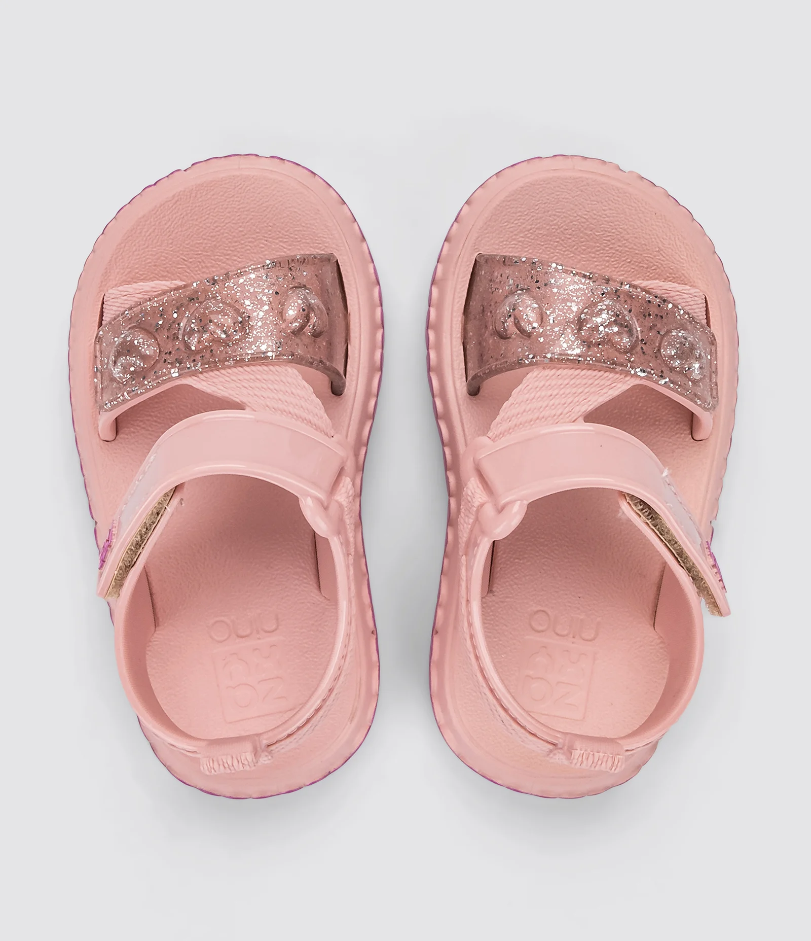 Sandália Infantil com Tiras e Corações Zaxy - Tam 19 ao 27 Rosa 3