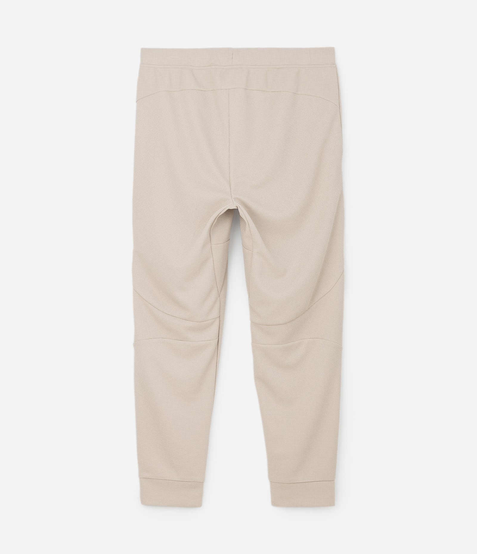 Calça Esportiva em Tecido Texturizado com Zíper nos Bolsos Bege 7