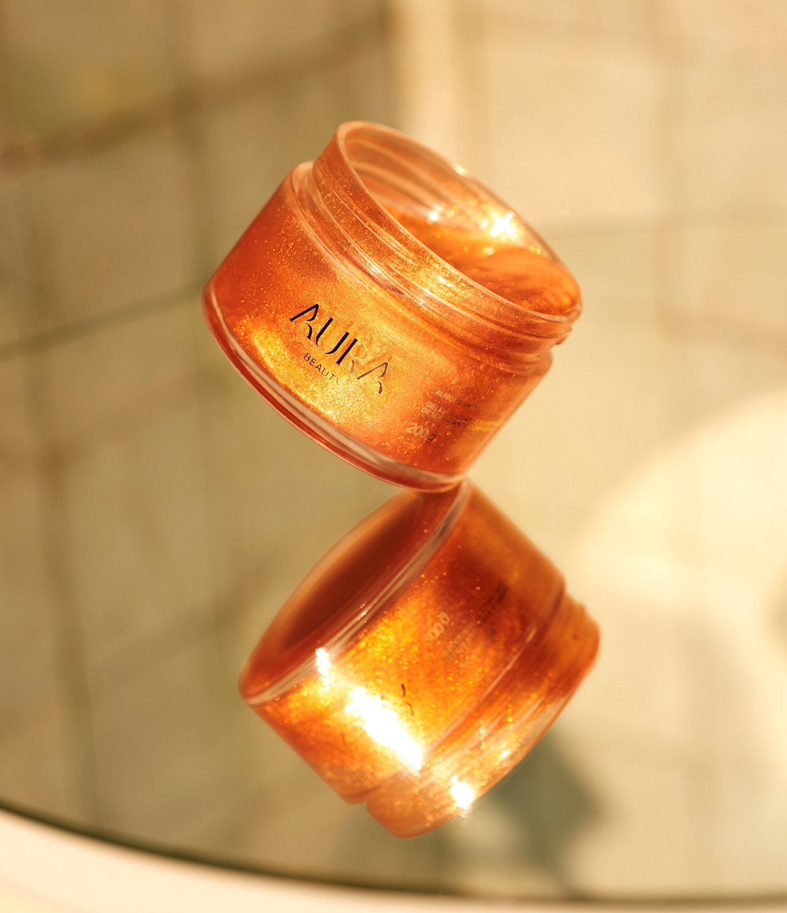 Geleia Radiante Iluminadora Corporal Aura Beauty 200ml 2