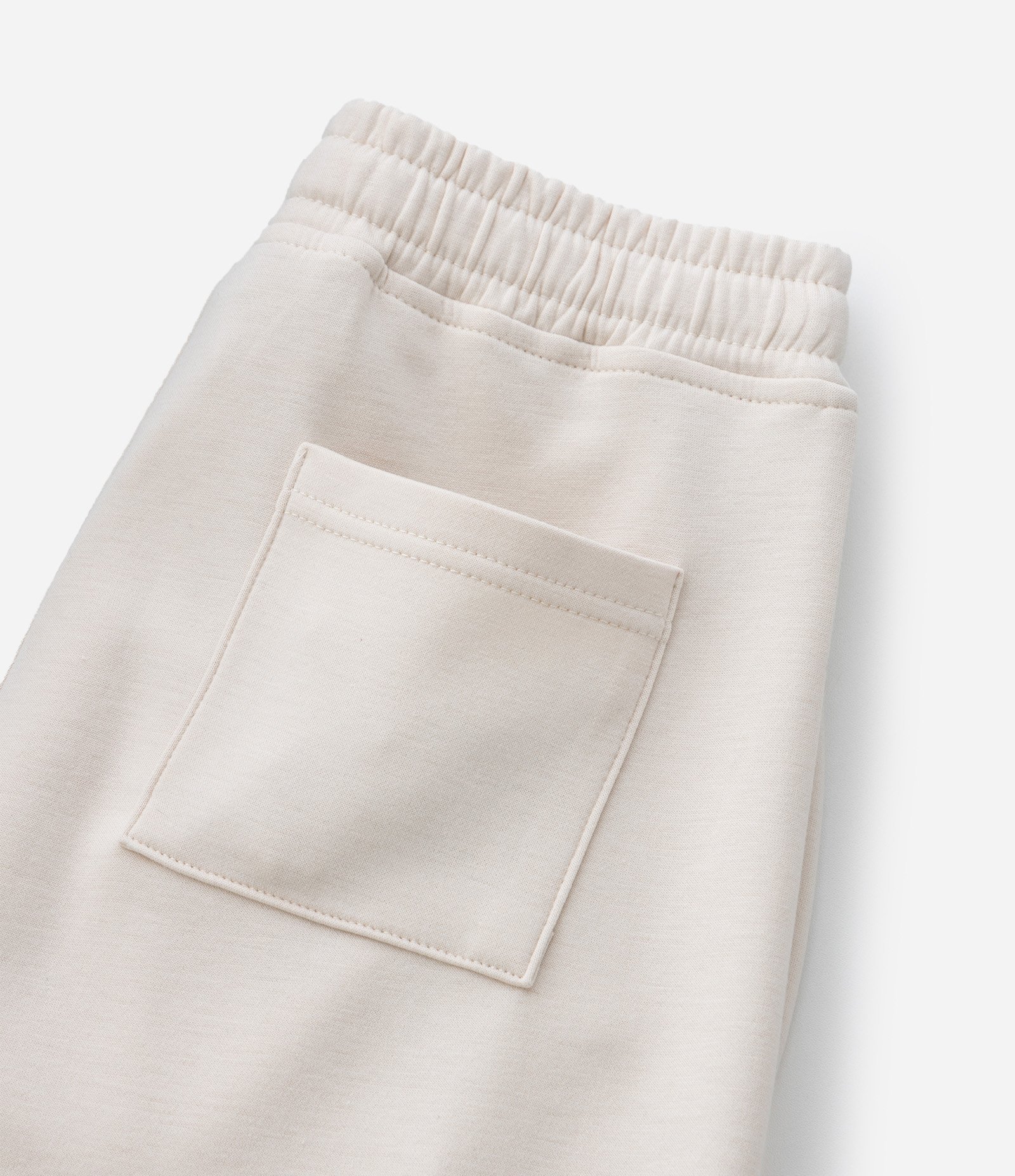 Bermuda Infantil em Moletom com Bolsos Laterais - Tam 5 a 14 Anos Off White 5