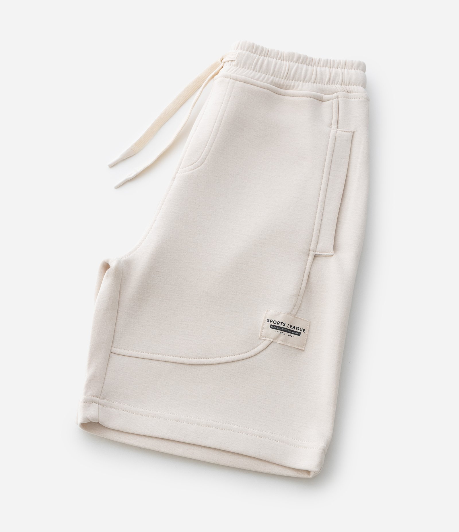 Bermuda Infantil em Moletom com Bolsos Laterais - Tam 5 a 14 Anos Off White 6