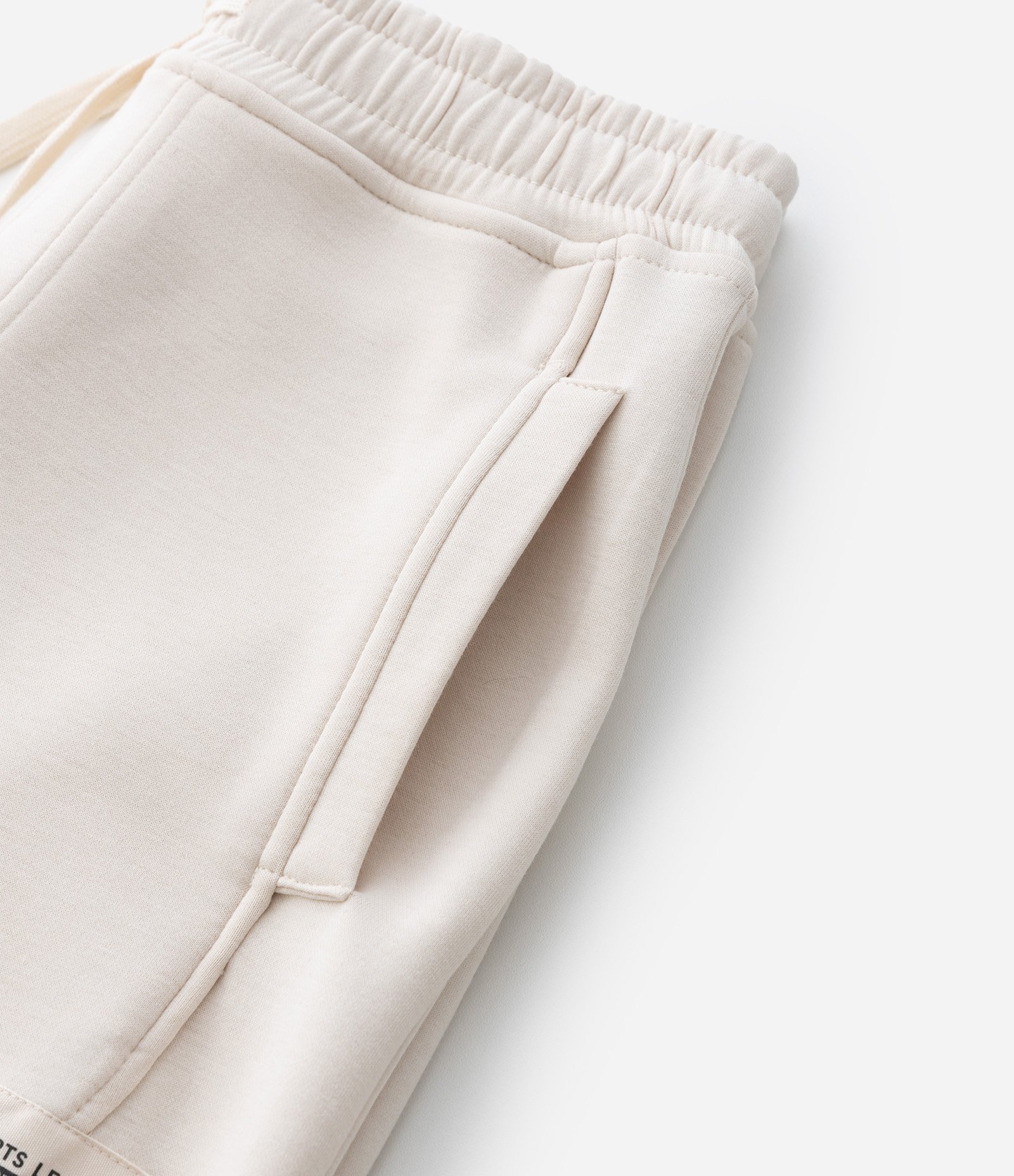 Bermuda Infantil em Moletom com Bolsos Laterais - Tam 5 a 14 Anos Off White 7