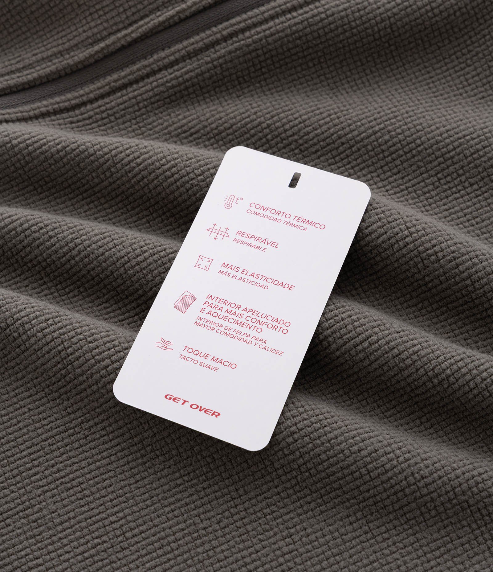 Blusão Texturizado Liso e Quadriculado com Tecnologia Térmica Verde 7