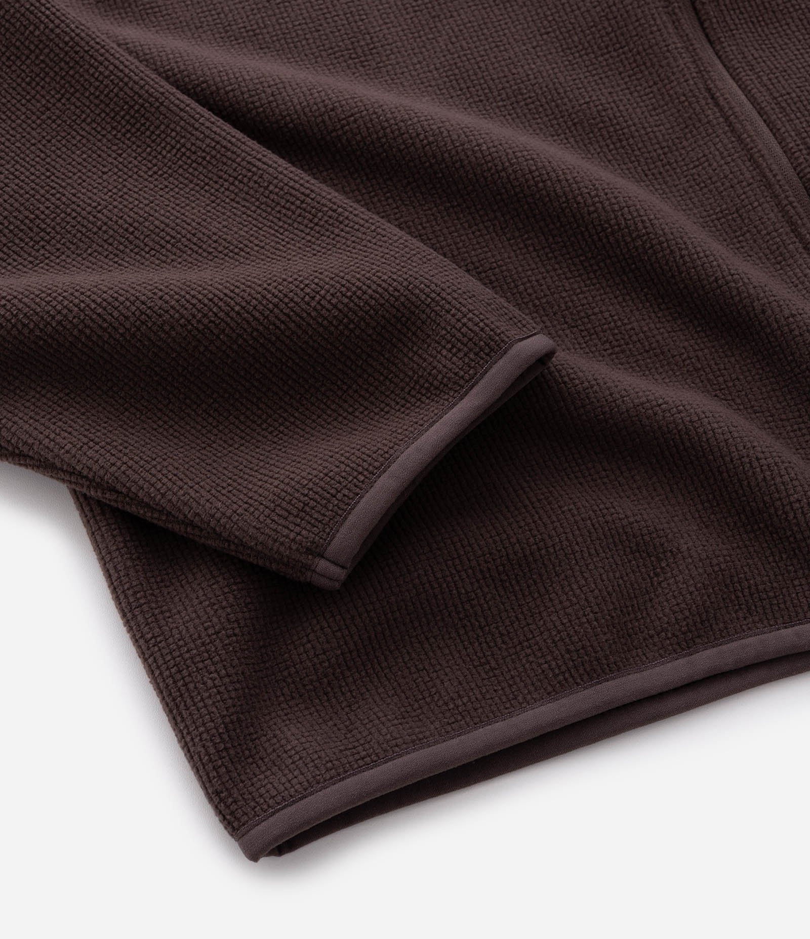 Blusão Texturizado Liso e Quadriculado com Tecnologia Térmica Marrom 4