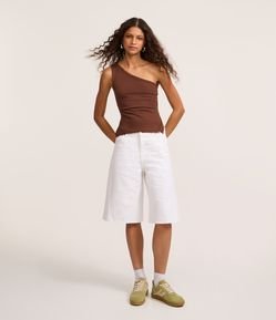 Bermuda Jorts em Sarja com 05 Bolsos