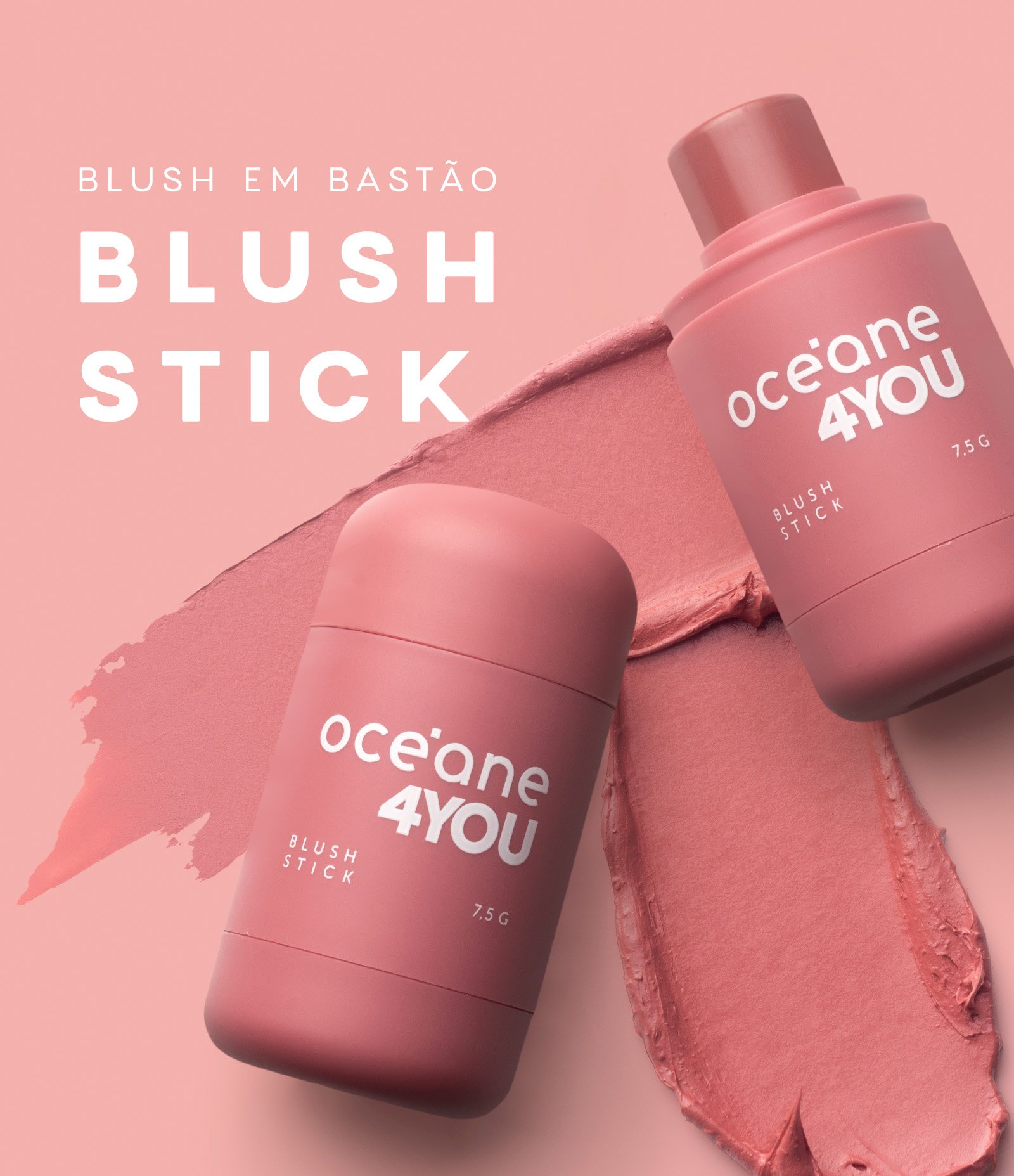 Blush Stick Oceane Rosa Escuro 1