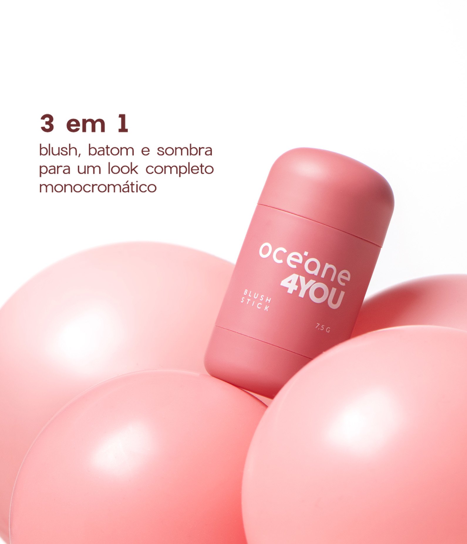 Blush Stick Oceane Rosa Escuro 3