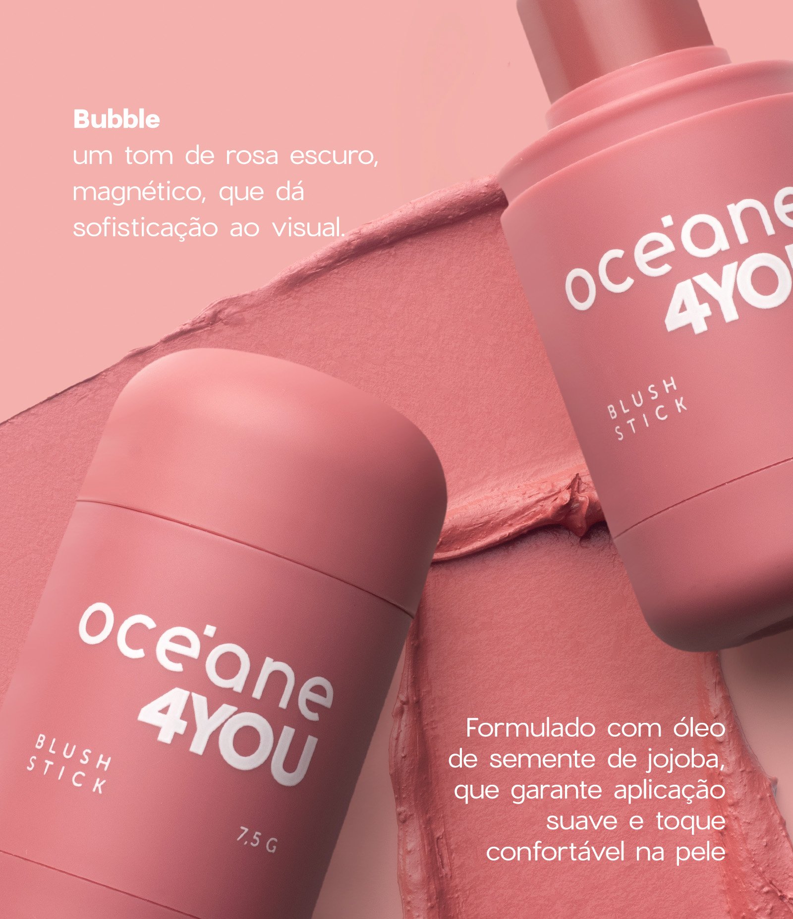 Blush Stick Oceane Rosa Escuro 5
