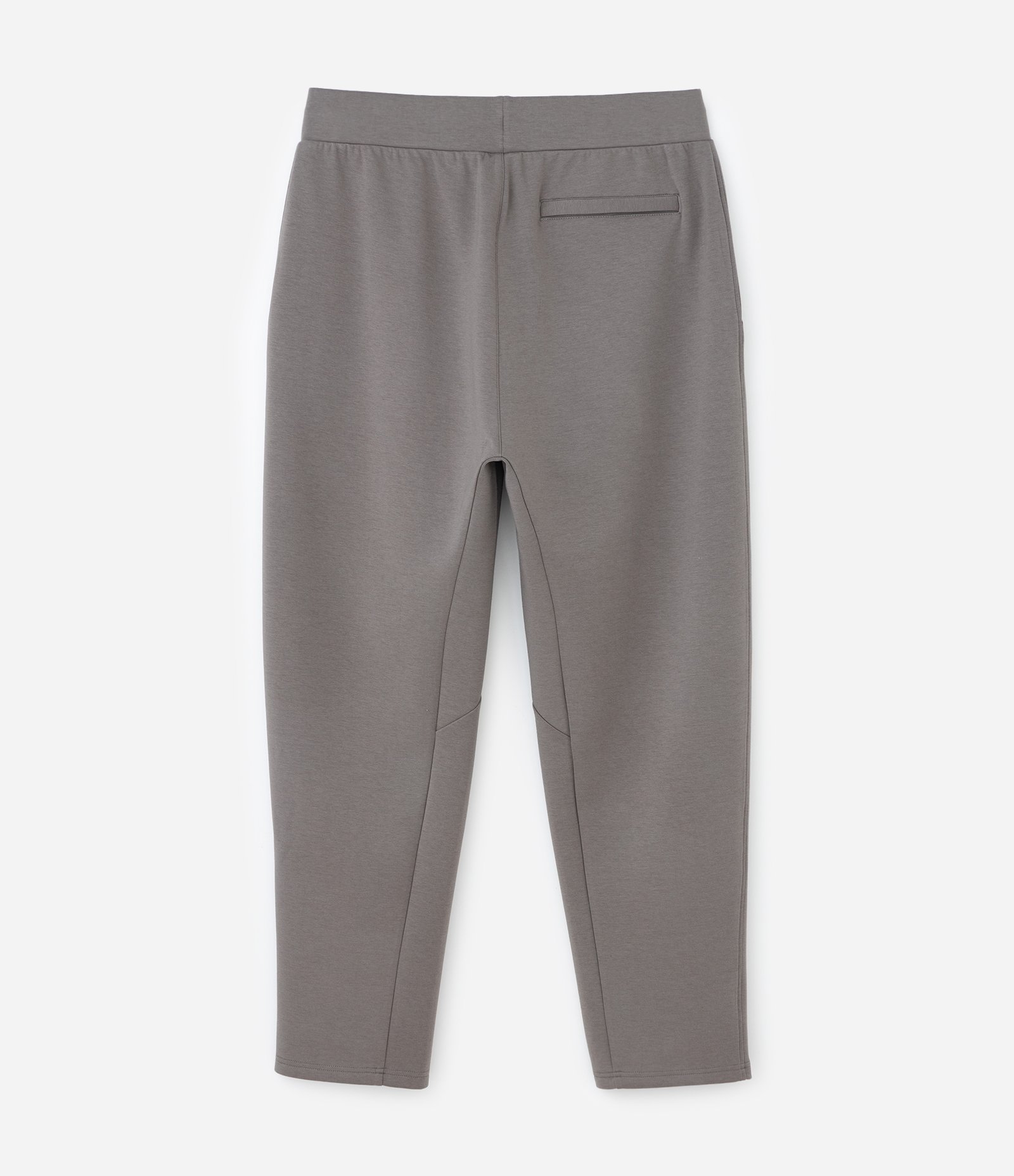 Calça Reta Esportiva em Moletom Tecnológico Cinza 6