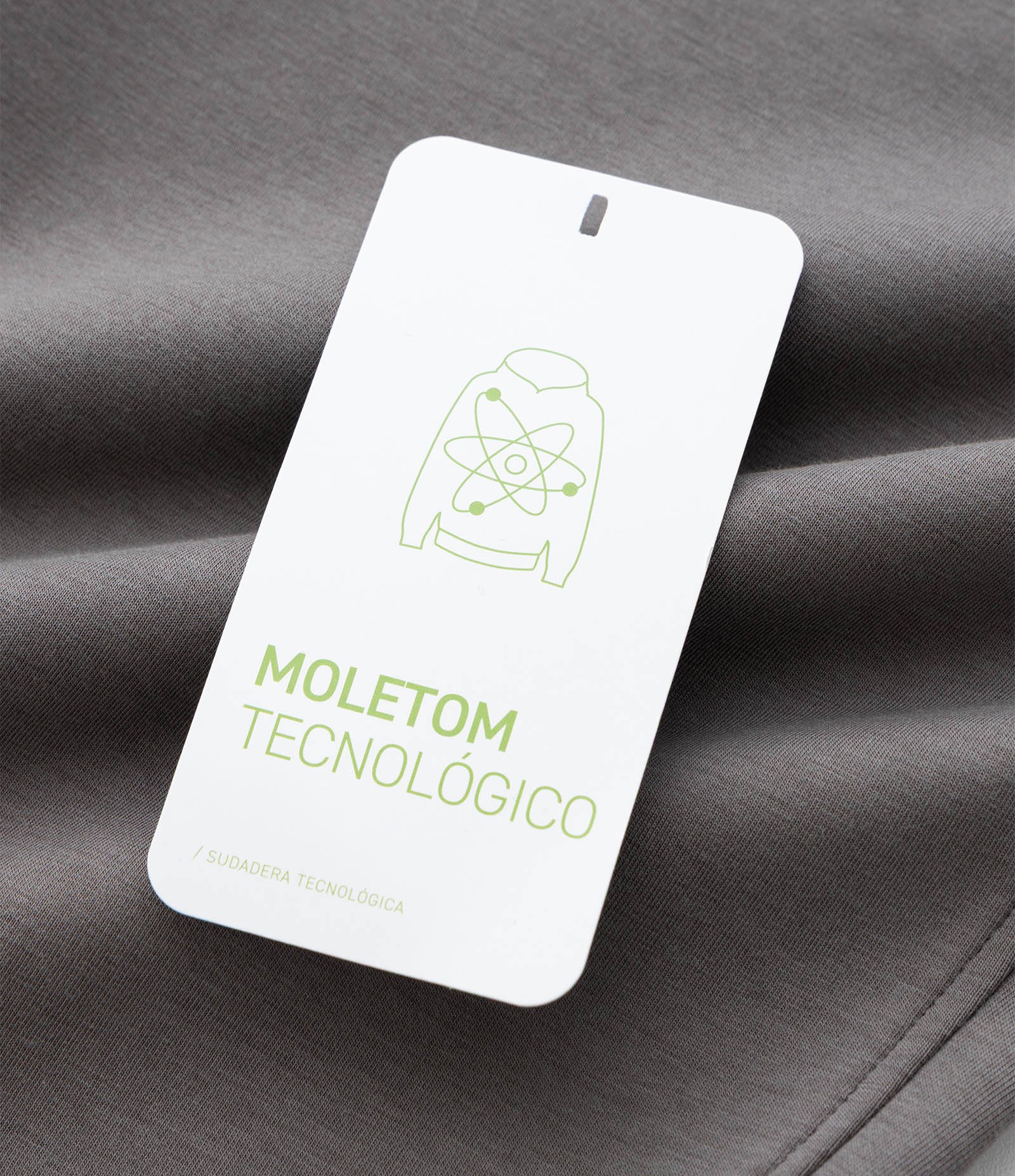 Calça Reta Esportiva em Moletom Tecnológico Cinza 7