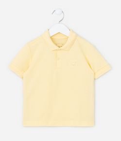 Camiseta Polo Infantil com Bordado - Tam 1 a 5 Anos