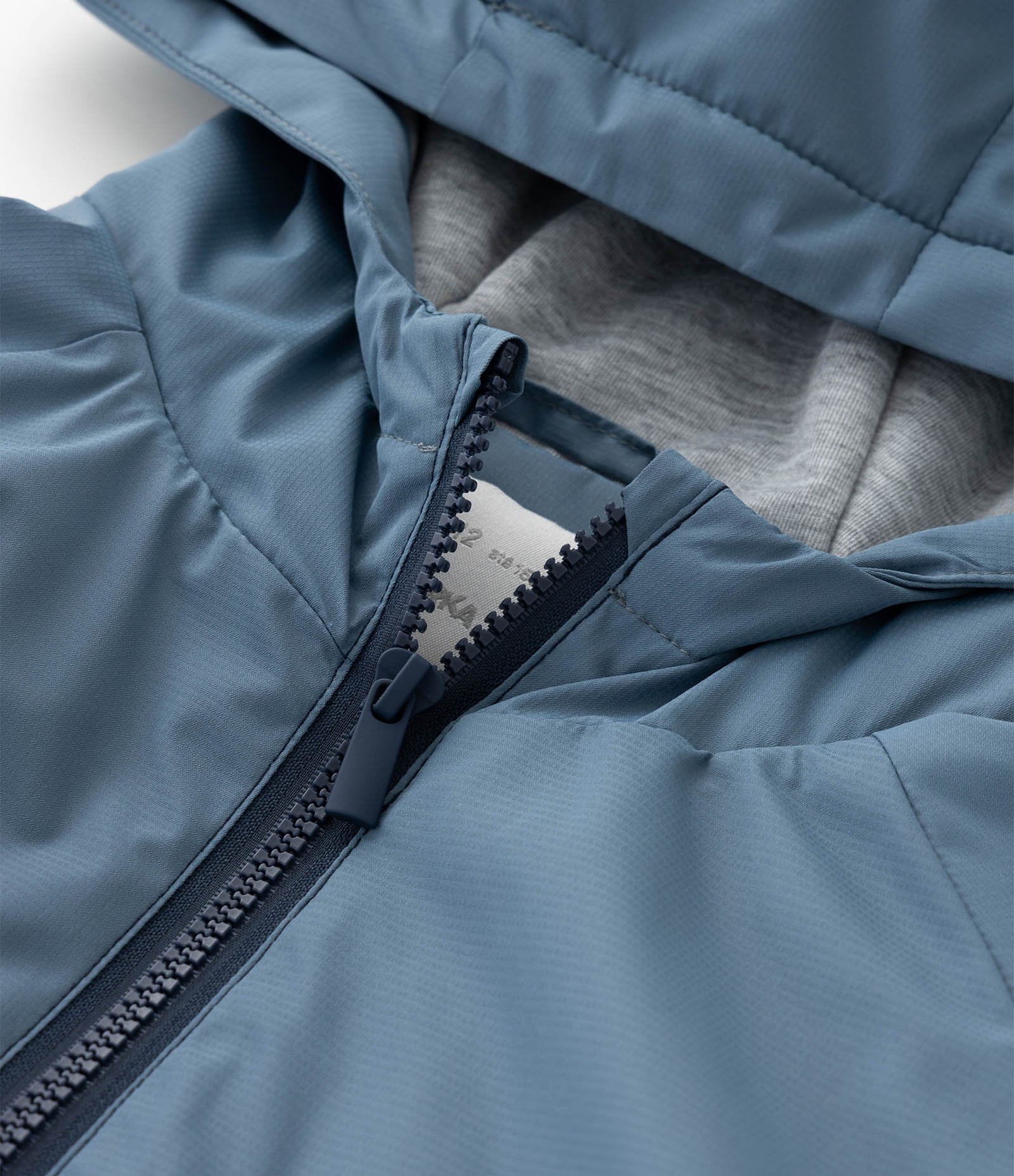 Jaqueta Quebra Vento Infantil em Microfibra com Recortes e Capuz - Tam 5 a 14 Azul 5