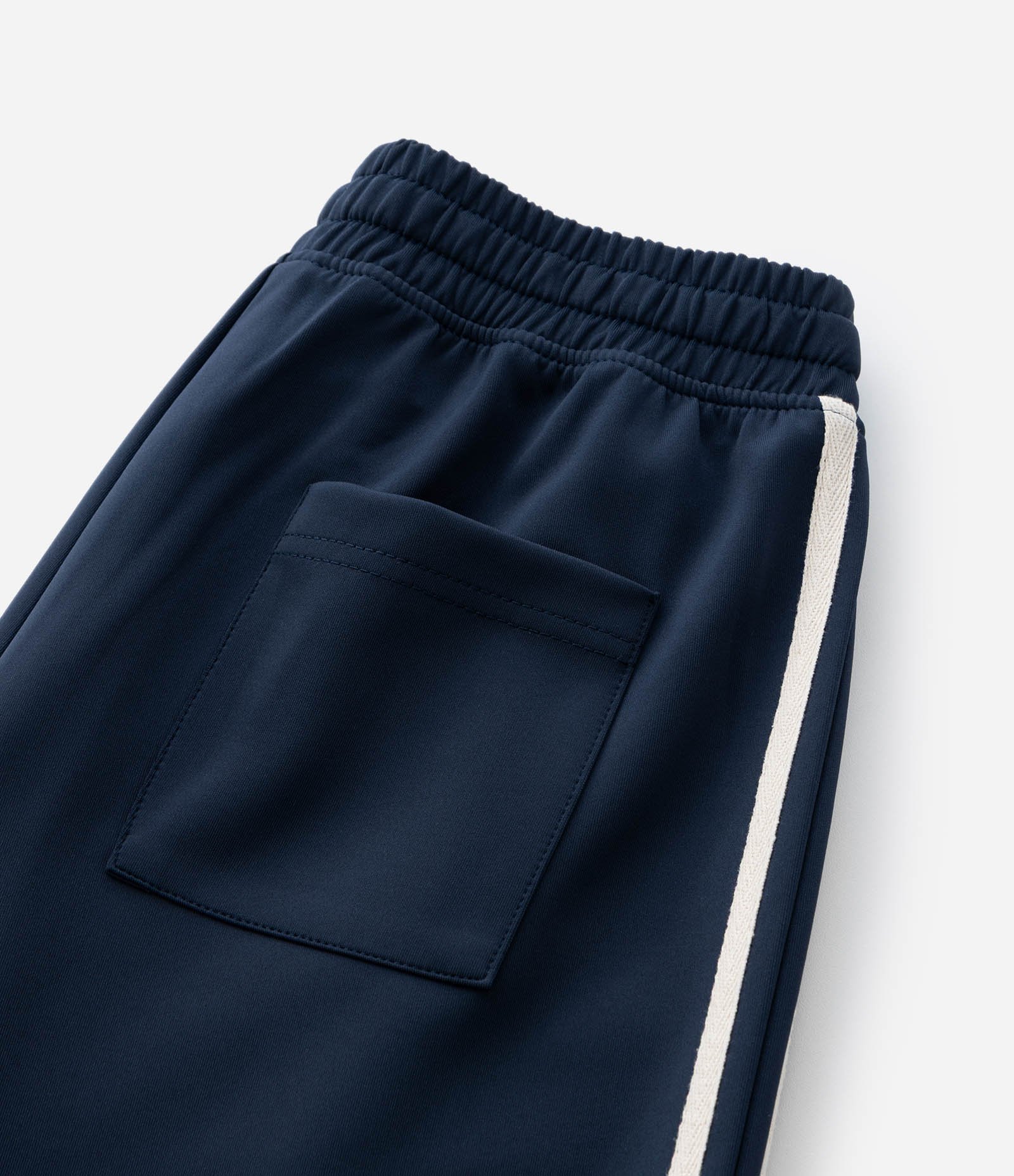 Calça em Moletom com Listras Laterais e Cós Ajustável – Tam 5 a 14 Anos Azul Marinho 5