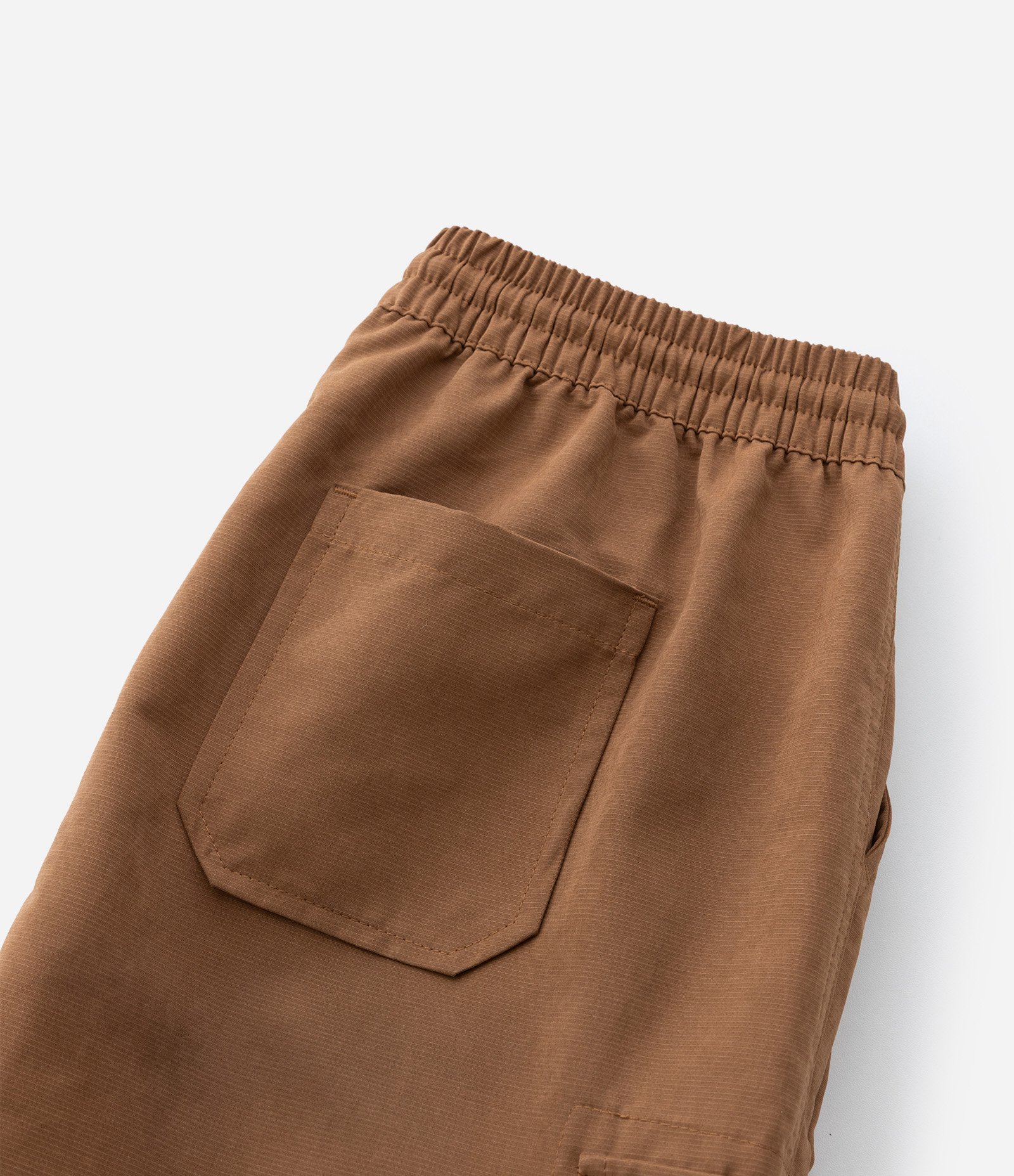 Bermuda Infantil em Microfibra com Bolso Cargo - Tam 5 a 14 Anos Marrom 5