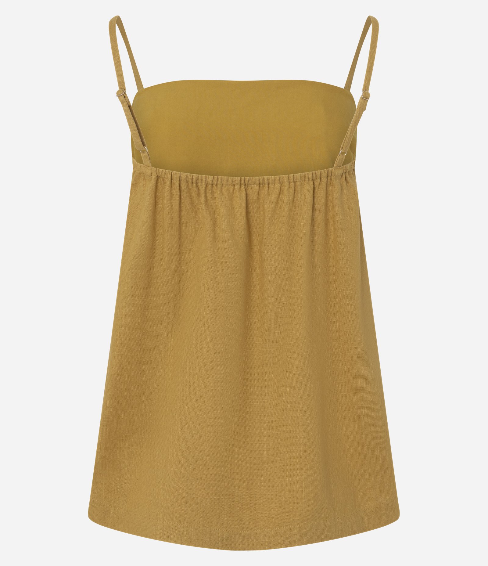 Blusa Alongada em Viscolinho com Pingentes de Peixes Amarelo 7