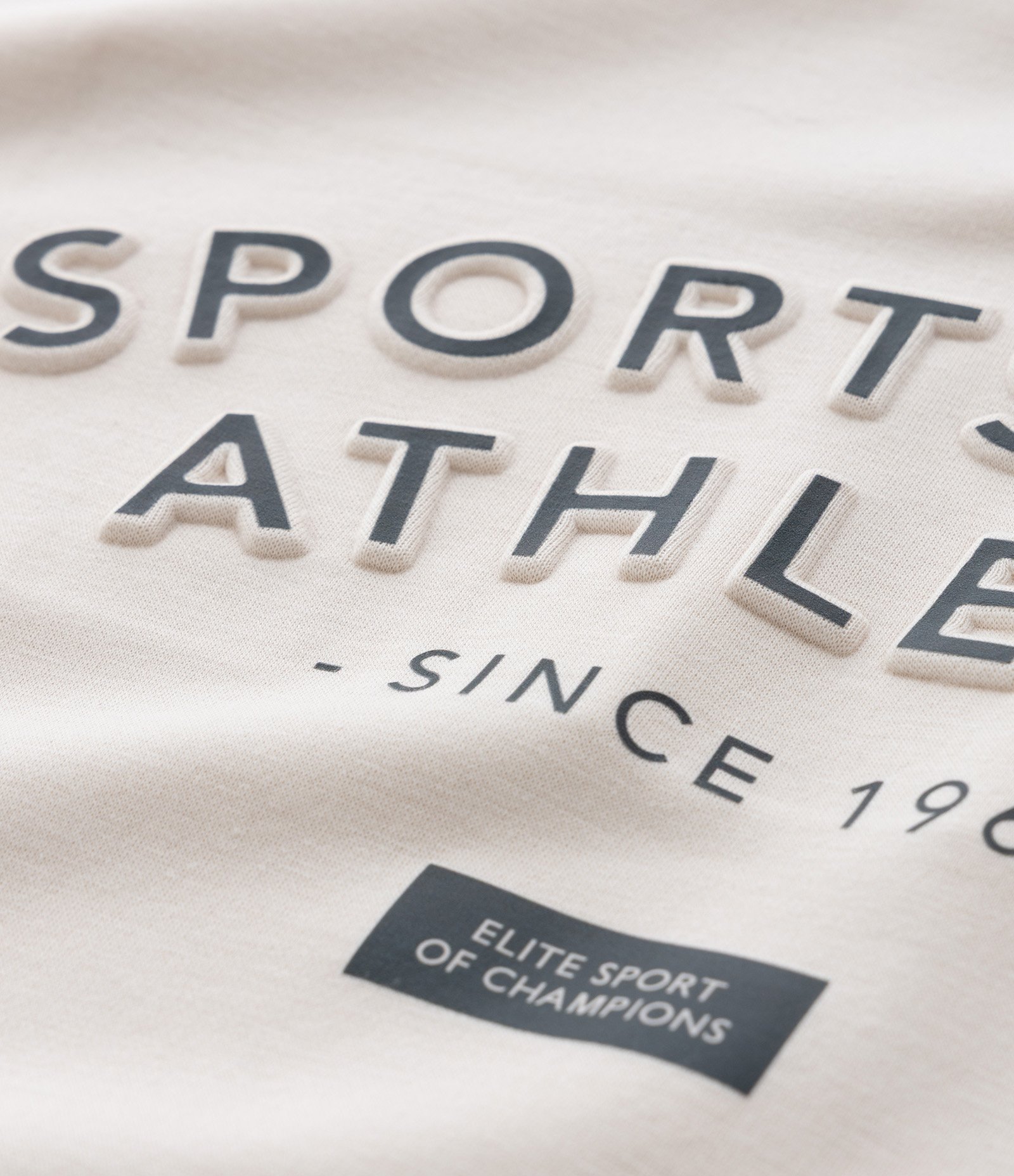 Casaco Infantil em Tech Fleece com Capuz e Bolso Canguru – Tam 5 a 14 Anos Bege Claro 7