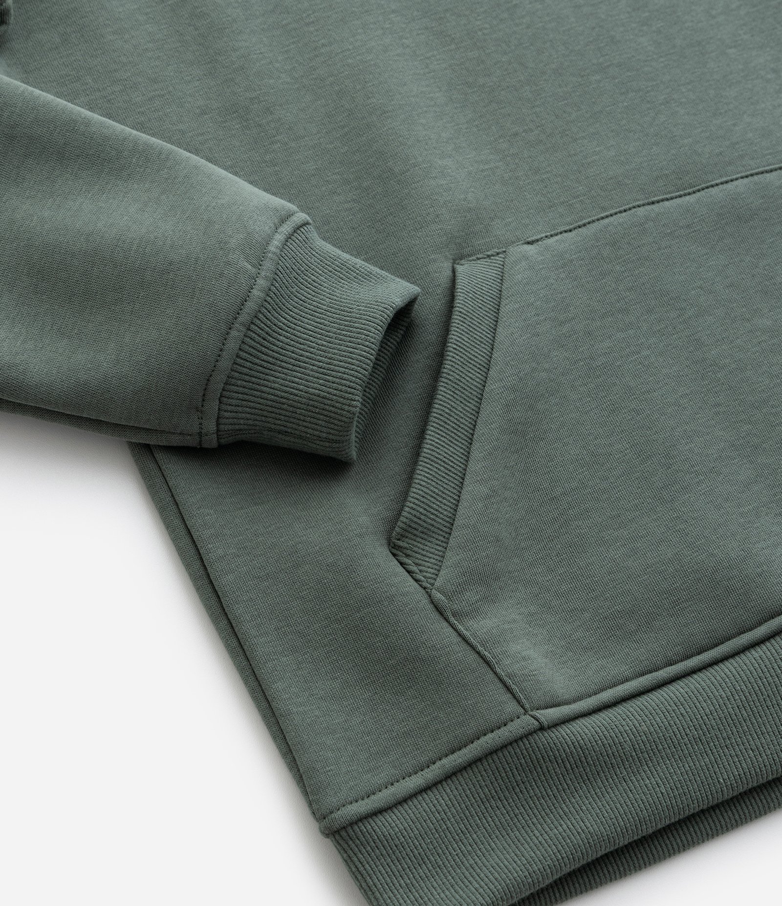 Casaco Infantil em Moletom com Bordado Lettering – Tam 5 a 14 Anos Verde Militar 6