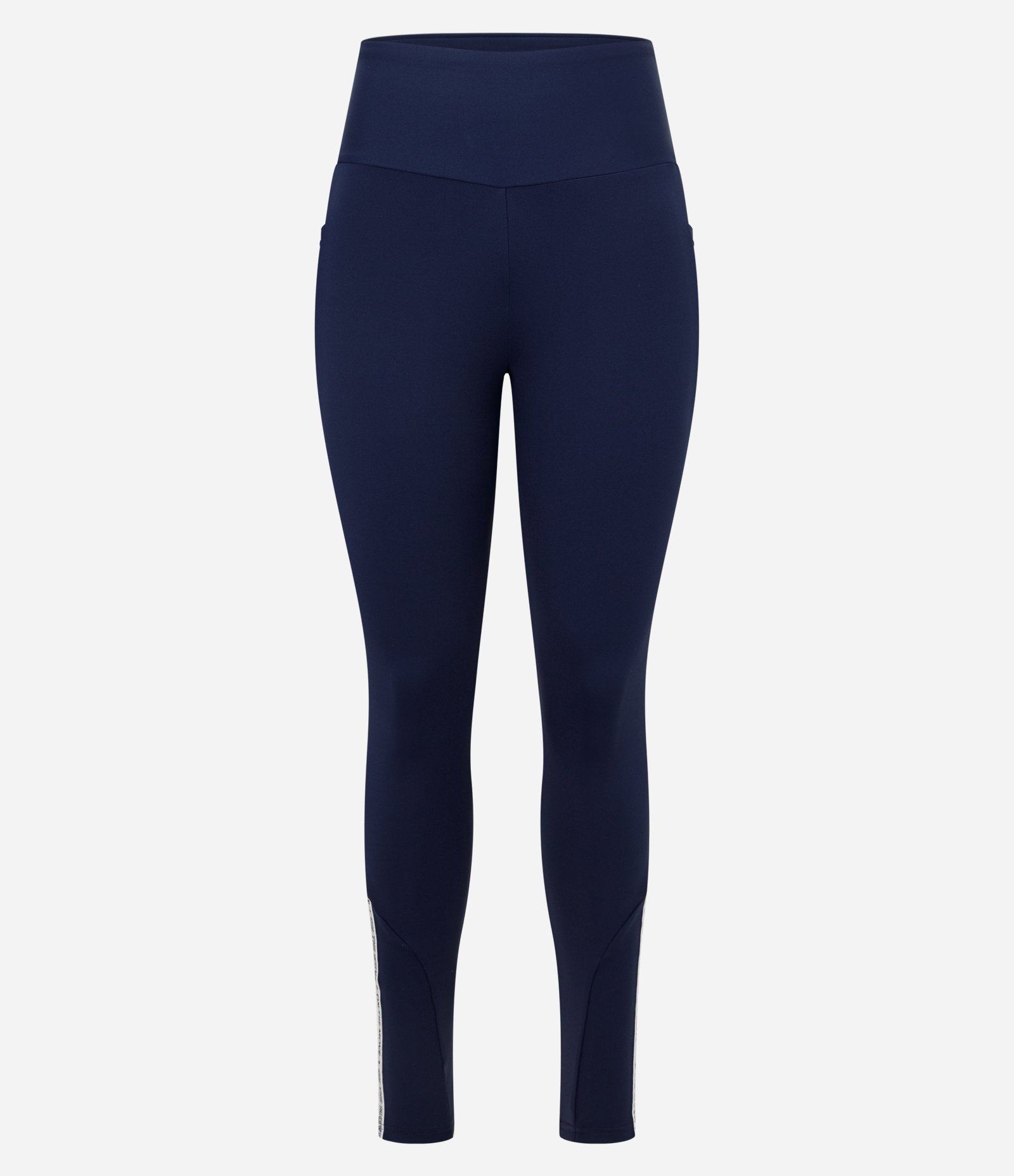 Calca Legging Esportiva em Microfibra com Bolsos Azul 5