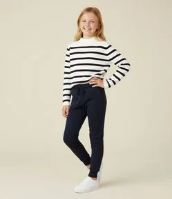 Calça Jogger Infantil em Moletom Quentinho - Tam 5 a 14 Anos