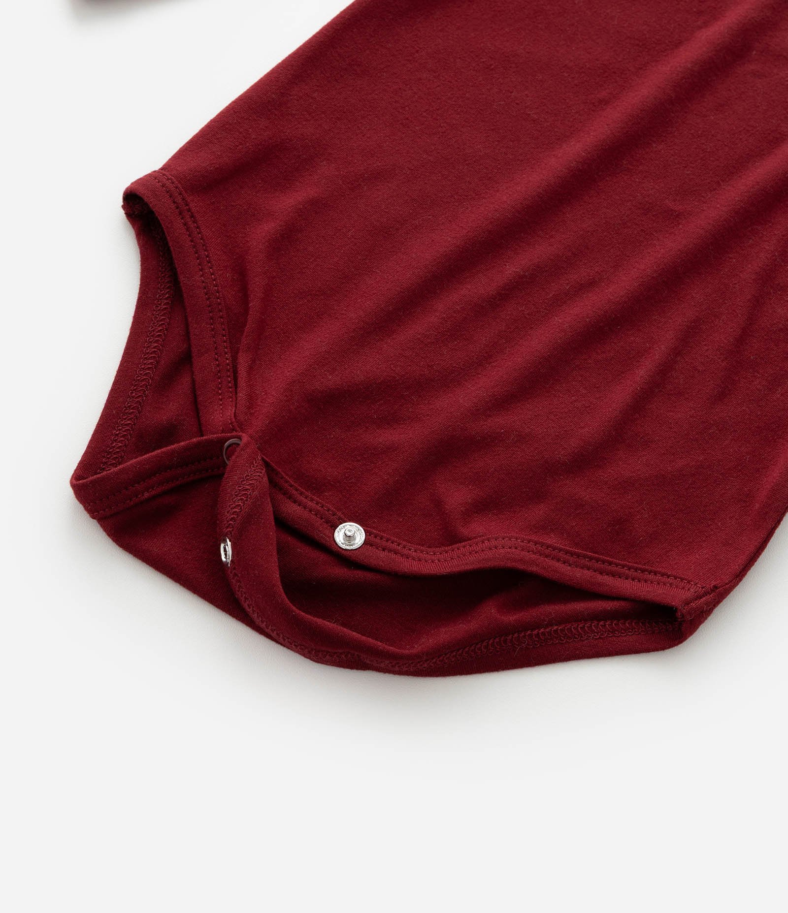 Conjunto Infantil Térmico com Body Manga Longa e Calça – Tam RN a 24 Meses Vinho 10