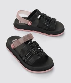 Sandália Infantil com Corações Zaxy - Tam 26 ao 34