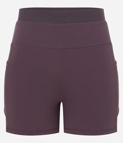 Bermuda Crossfiteira Esportiva com Elástico Texturizado no Cós