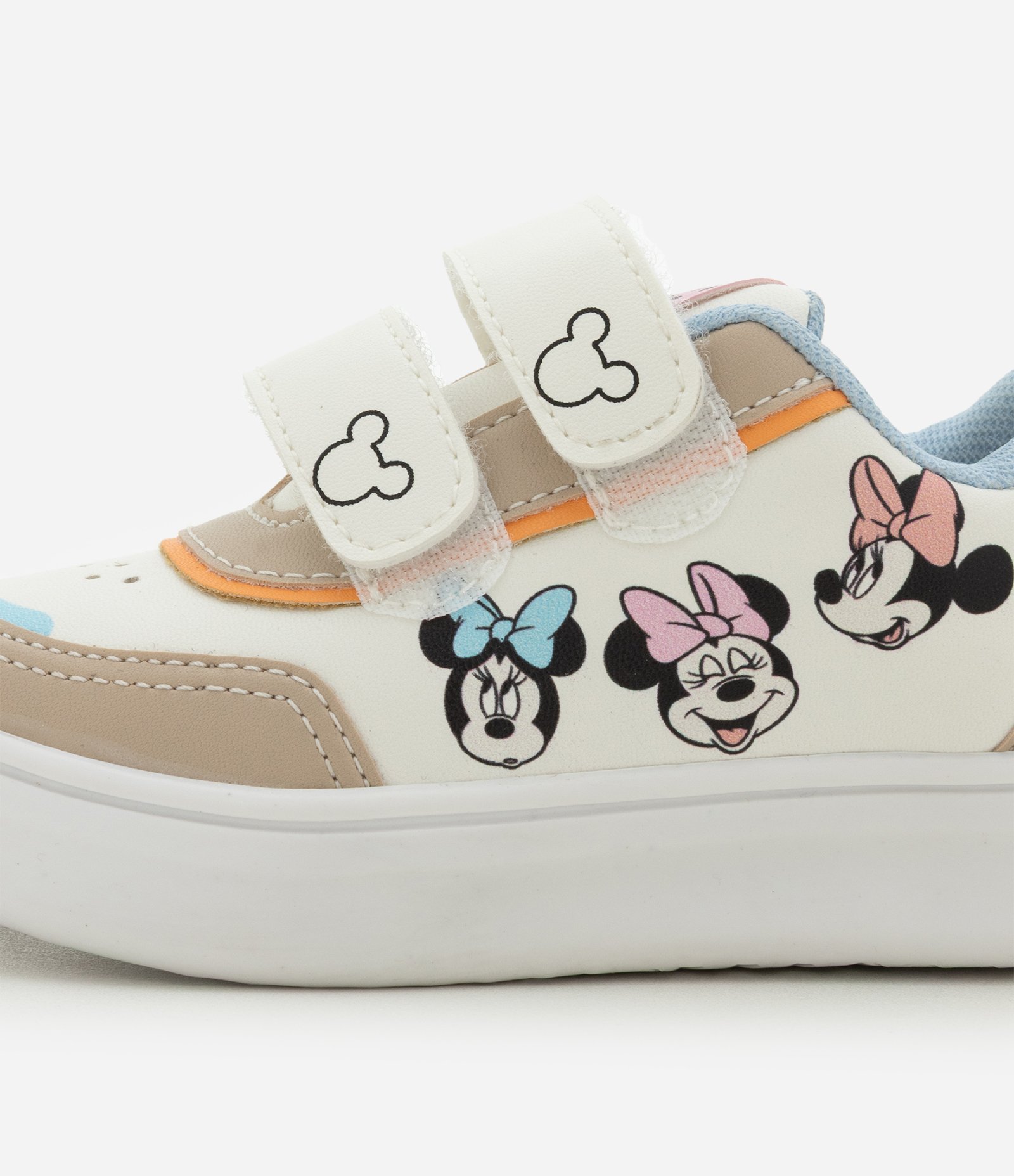 Tênis Infantil em PU Minnie Mouse - Tam 20 ao 27 Off White 6