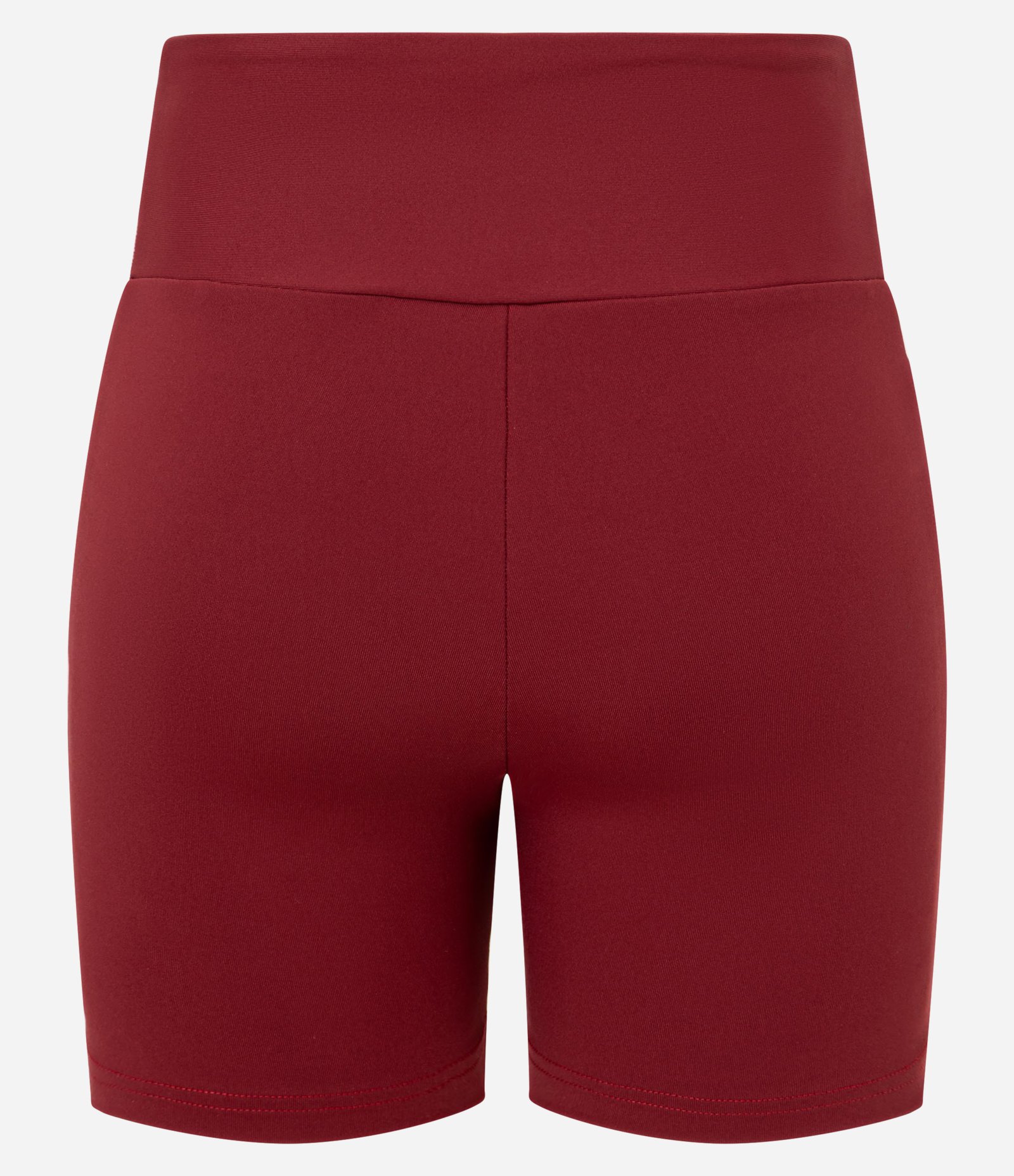 Bermuda com Recorte Lateral Contrastante em Microfibra Vermelho 2