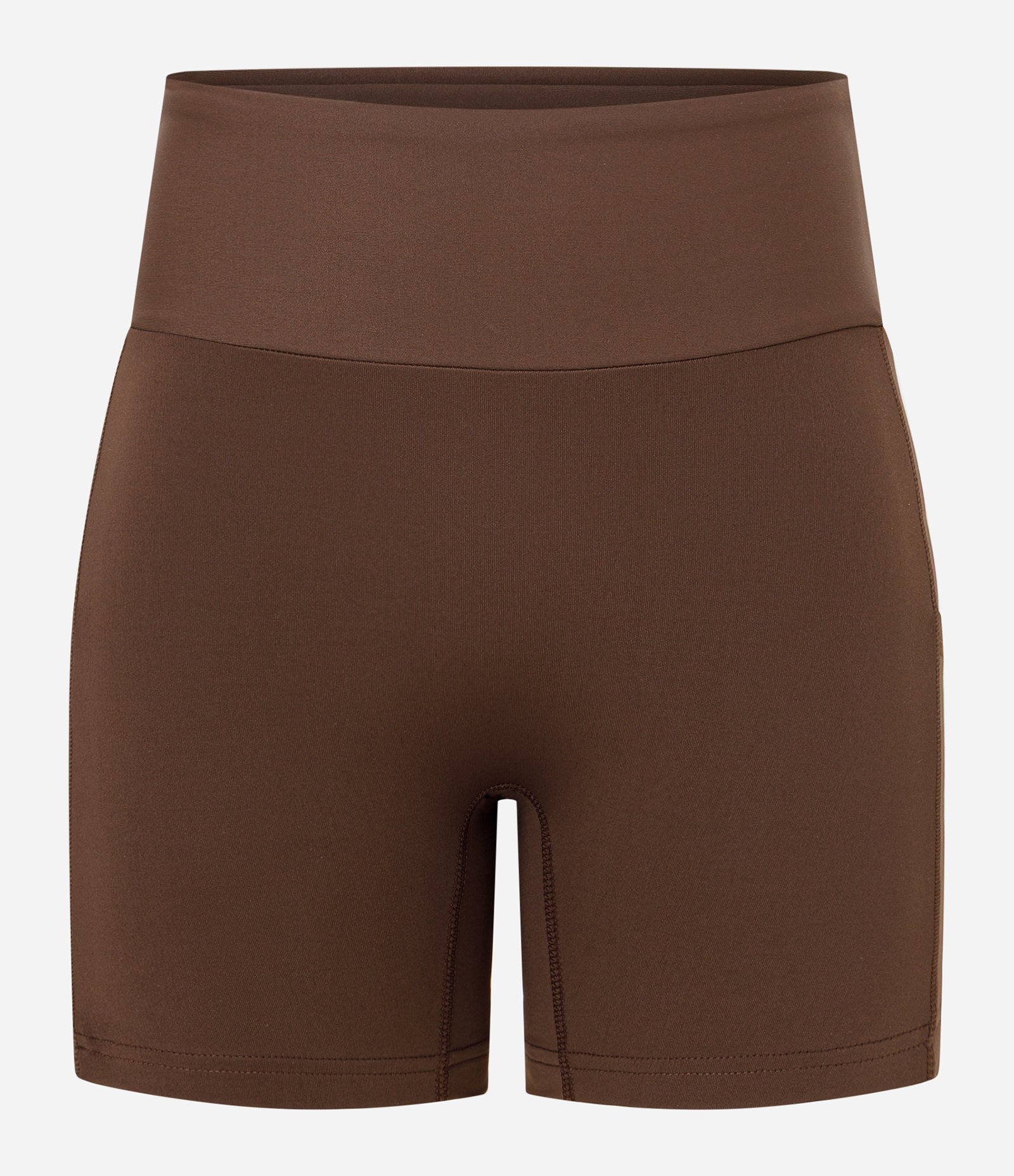 Bermuda Esportiva com Cós Largo e Bolso Lateral Marrom 5