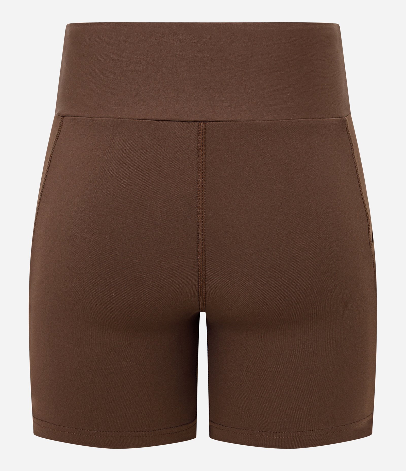 Bermuda Esportiva com Cós Largo e Bolso Lateral Marrom 6