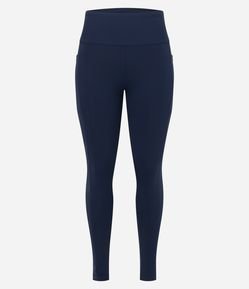 Calça Legging Esportiva com Bolsos Laterais