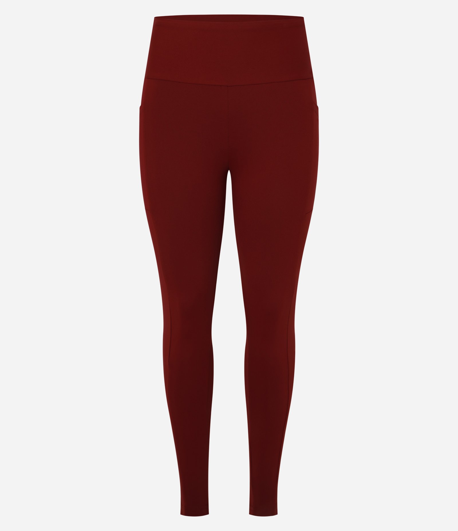 Calça Legging Esportiva com Bolsos Laterais Vermelho Escuro 5
