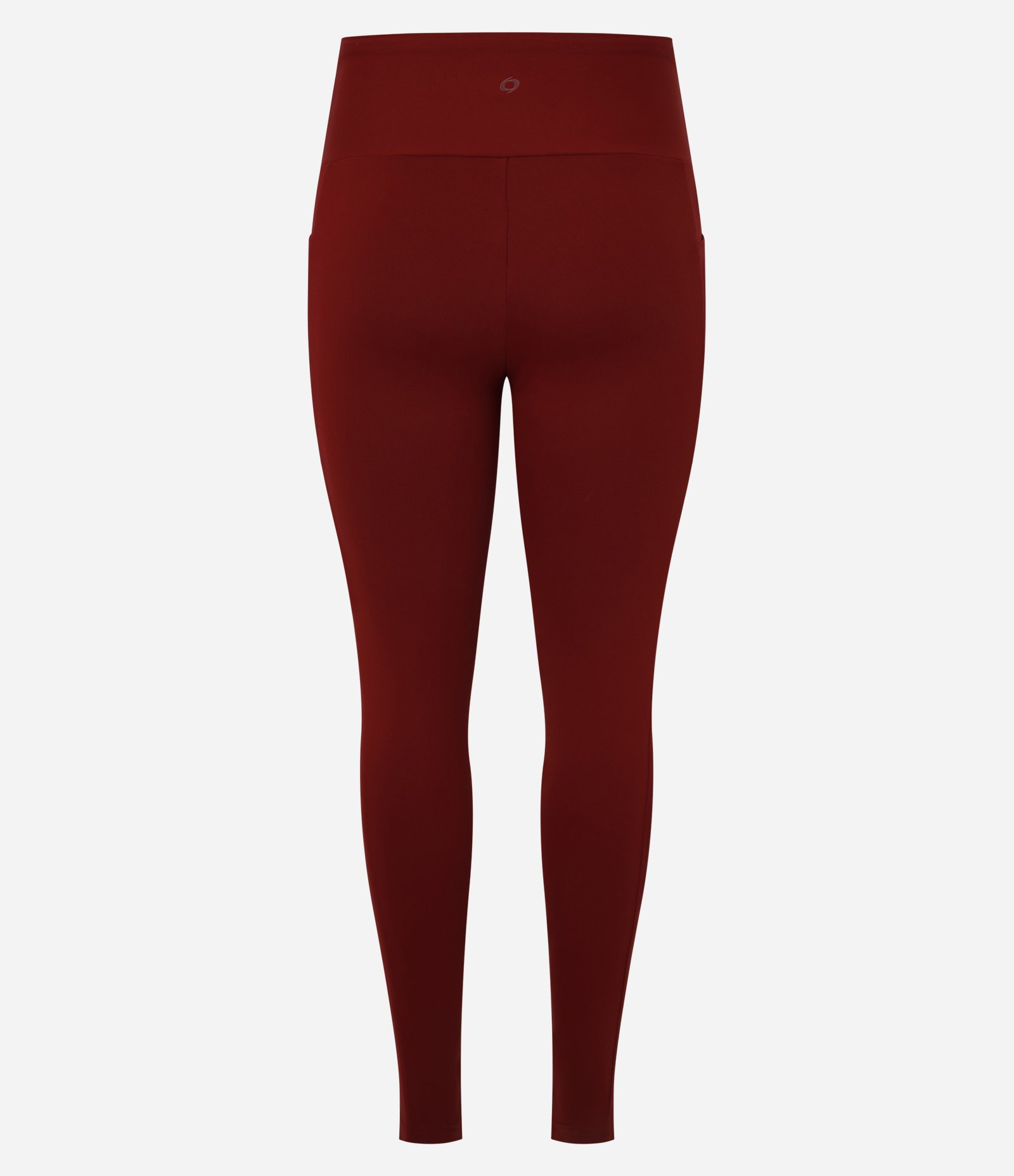 Calça Legging Esportiva com Bolsos Laterais Vermelho Escuro 6