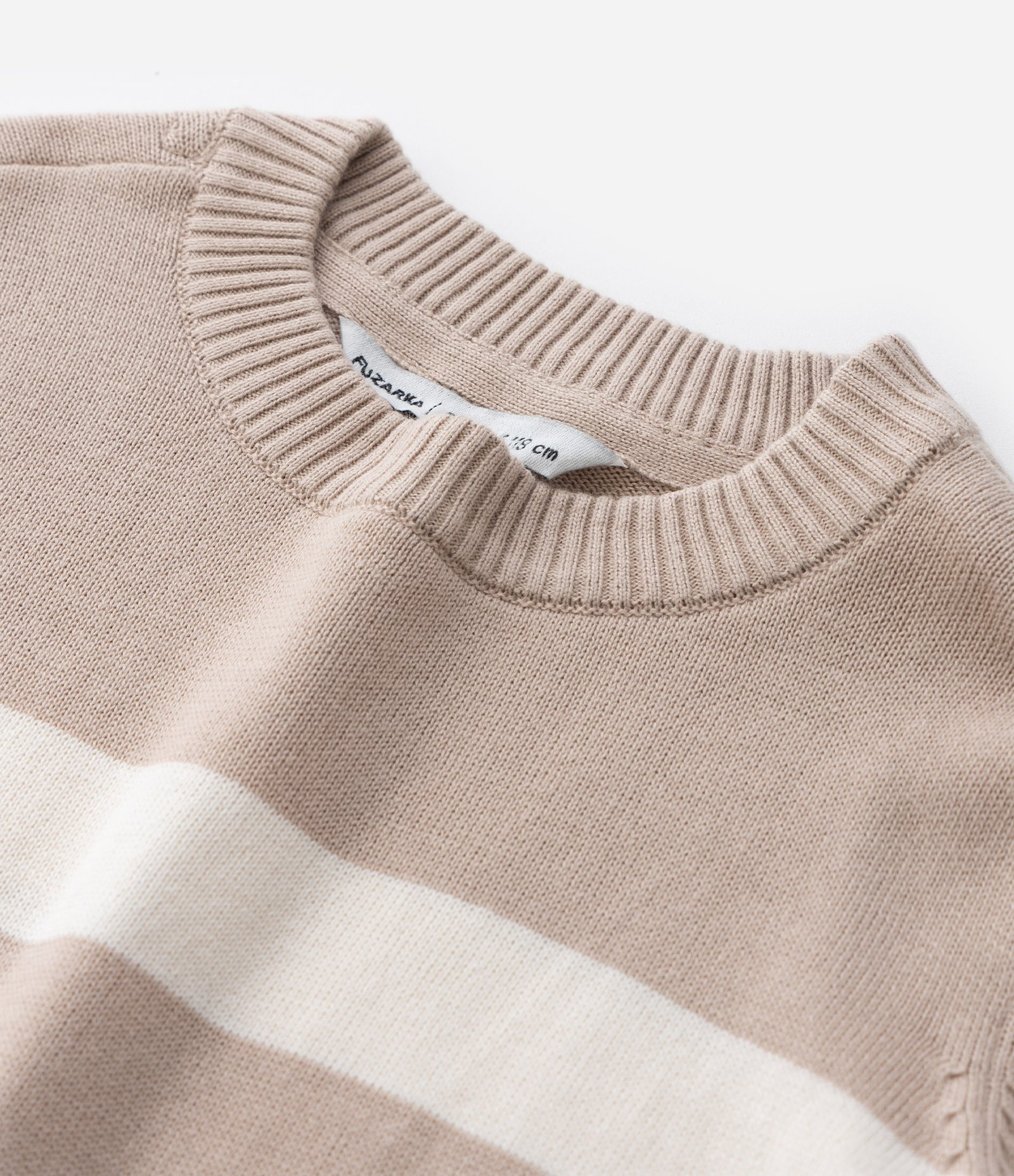 Moletom Infantil com Textura e Bloco de Cores Tam - 5 a 14 anos Marrom/Verde/Bege 4