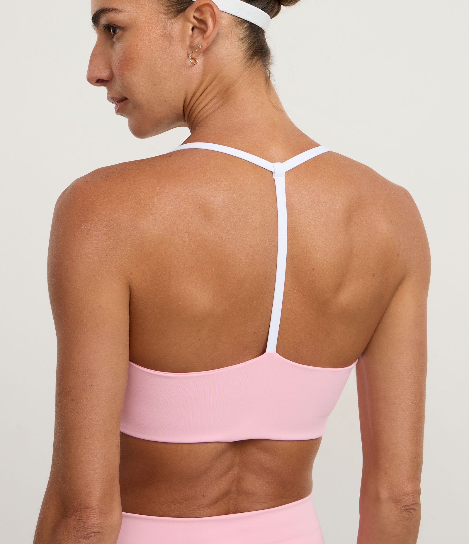 Top Esportivo em Microfibra com Bojo e Alça Nadador Rosa 4