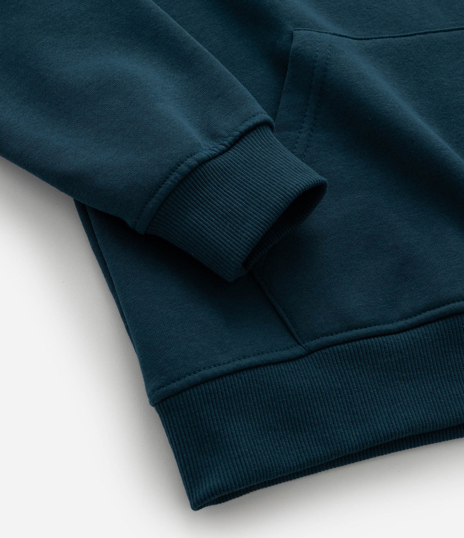 Casaco Infantil em Moletom com Capuz e Lettering – Tam 5 a 14 Anos Azul Petróleo 5