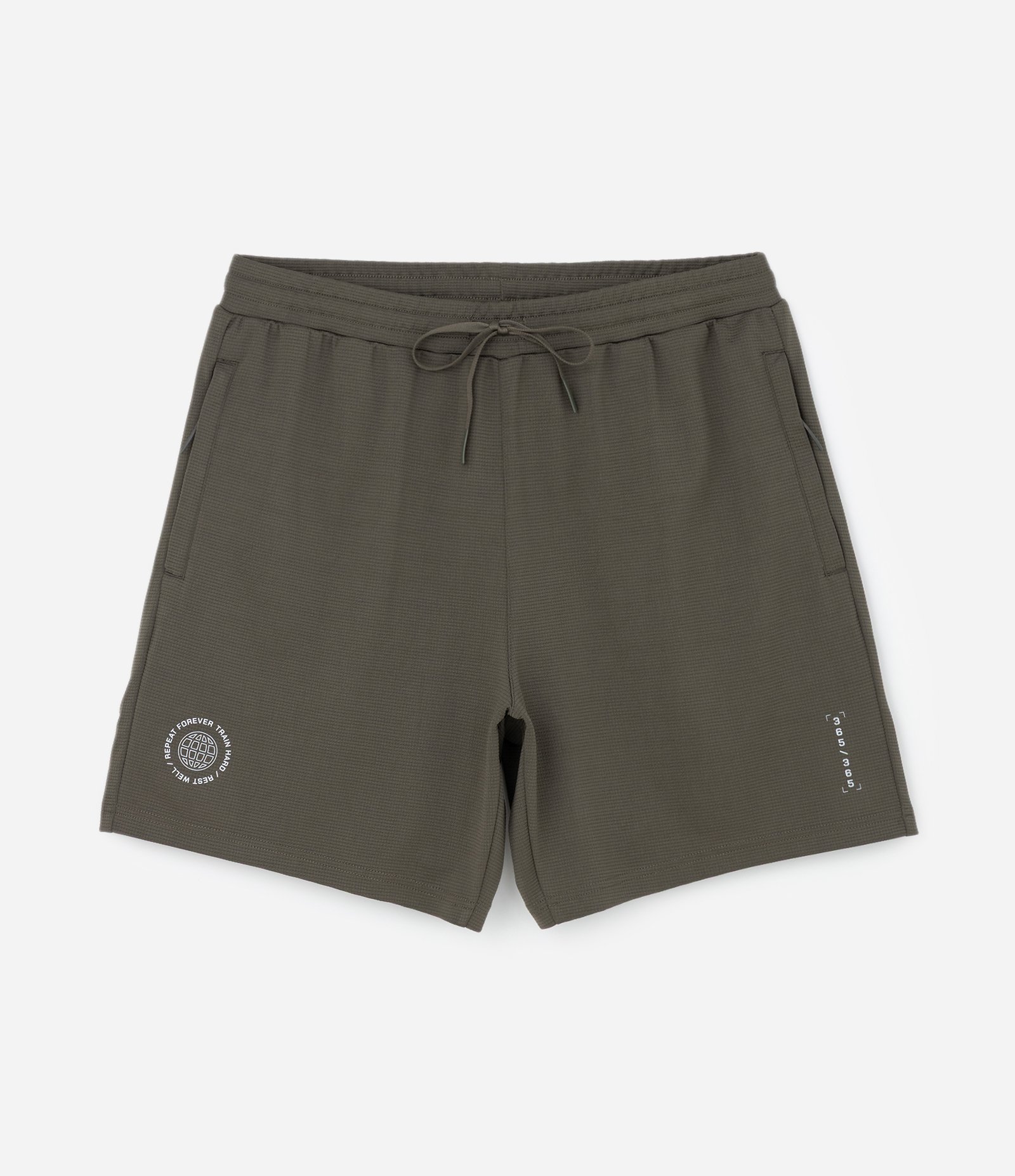 Bermuda Esportiva em Microfibra Texturizado com Estampa Localizada Verde 6