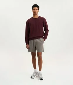 Bermuda Esportiva Tecnológica em Moletom