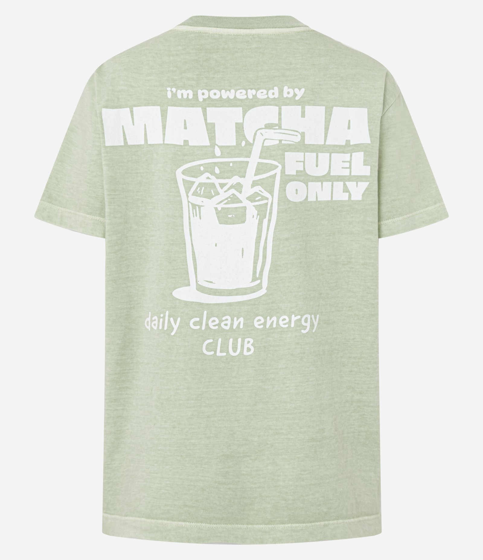 Camiseta Oversized em Algodão Efeito Lavado com Estampa Lettering Matcha Cinza 6