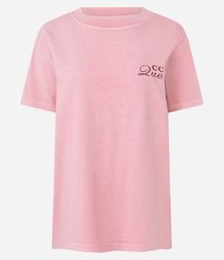 Camiseta Oversized Esportiva com Estampa Frente e Costas Core Queen