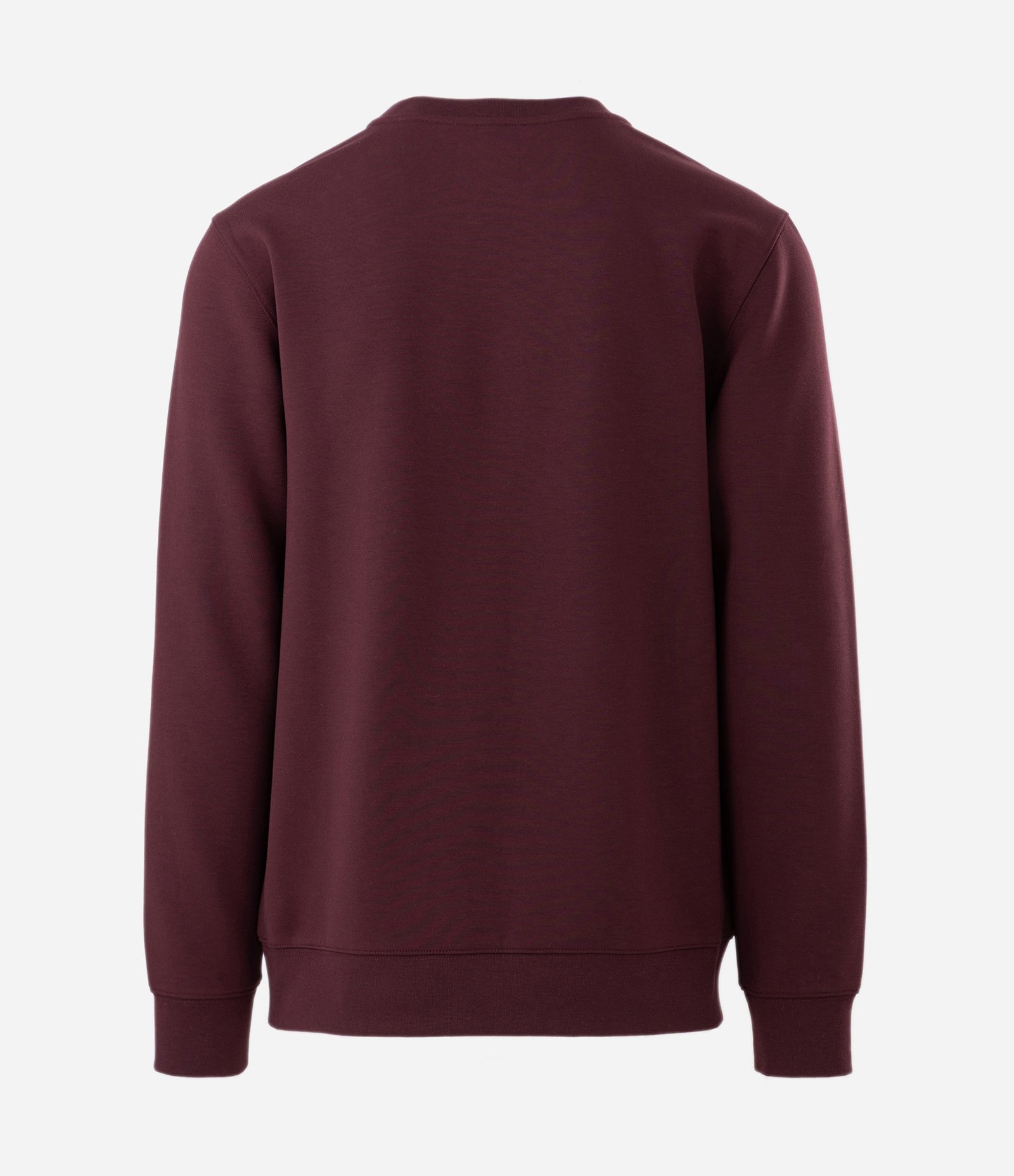 Casaco Fechado Esportivo com Punho Ajustado e Etiqueta Aplicada Bordô 6