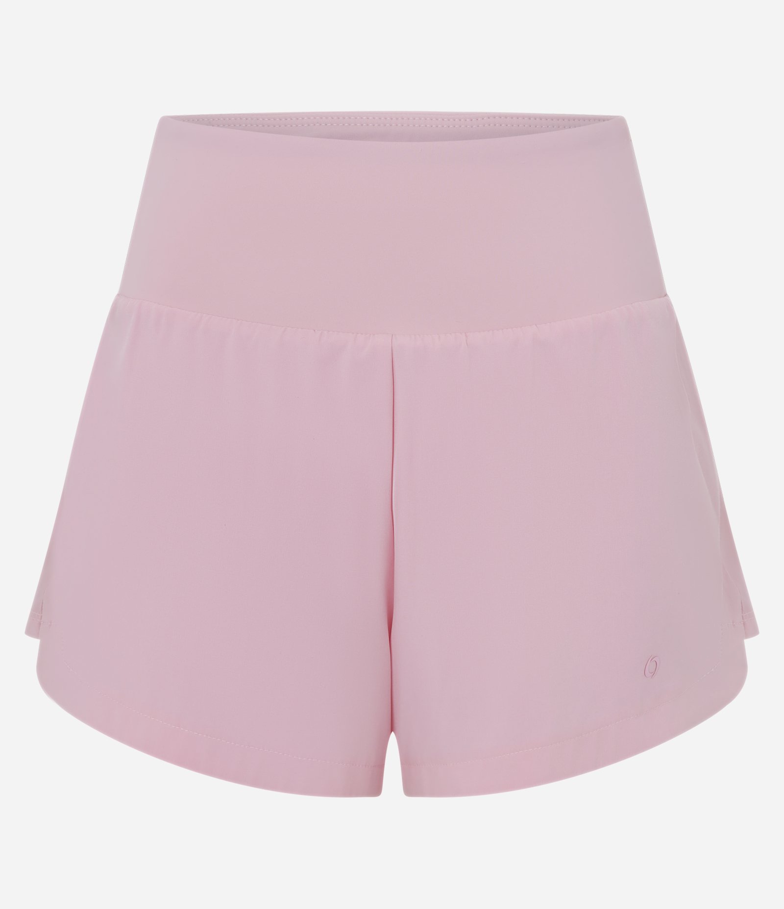 Bermuda Esportiva em Microfibra com Cós Alto Rosa 5