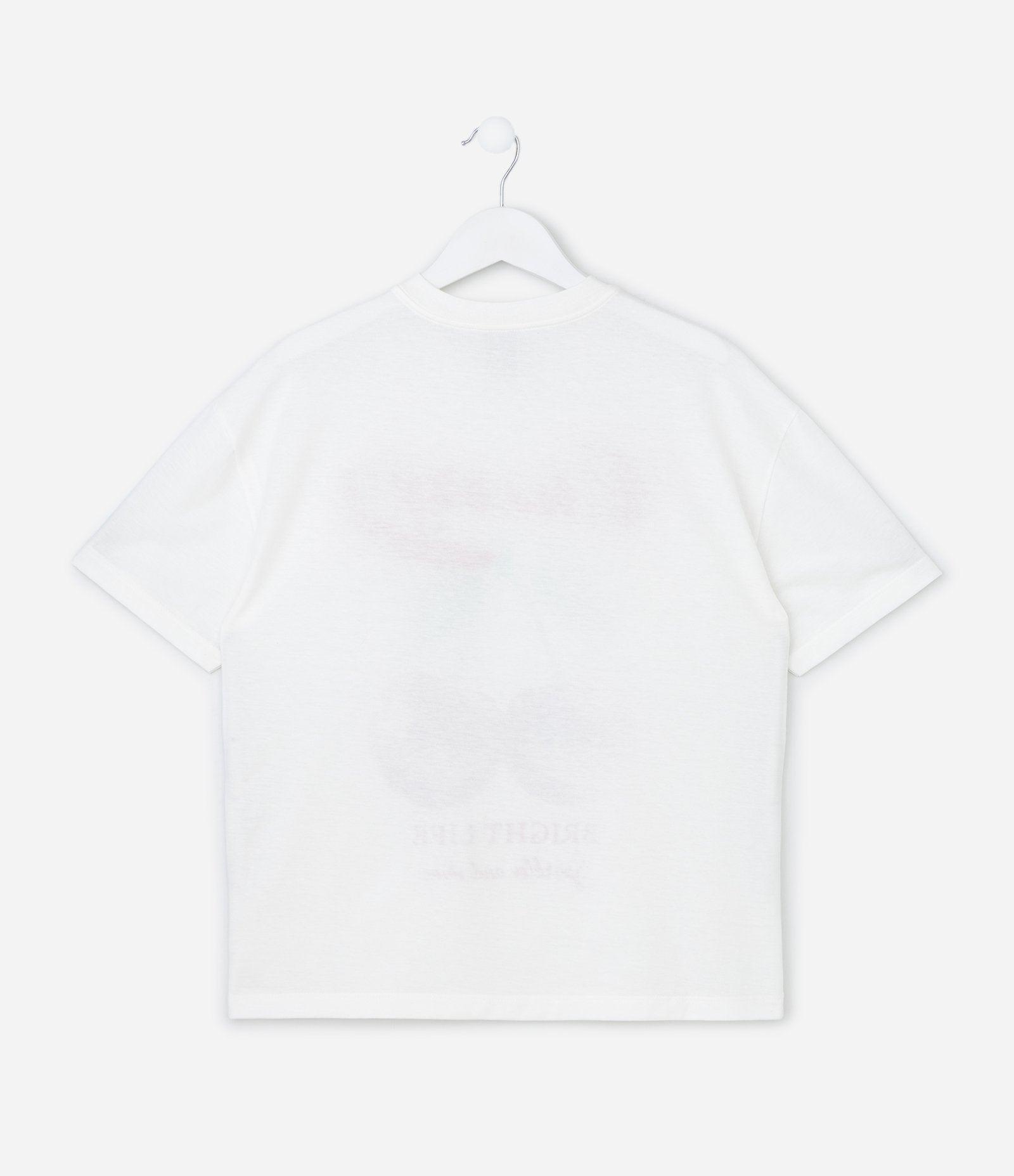 Camiseta Infantil Over com Estampa de Cereja - Tam 1 a 16 Anos Branco 2