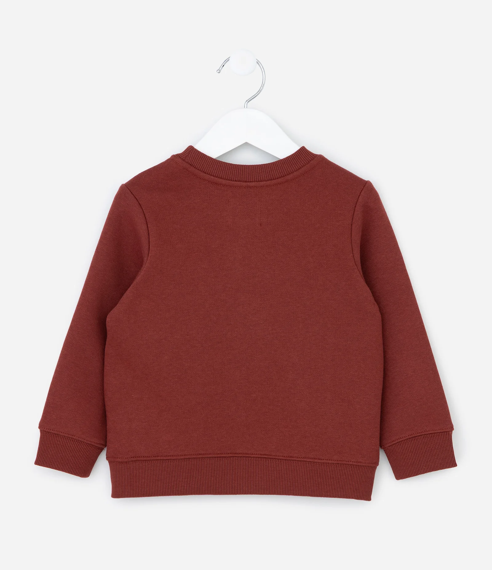 Casaco Infantil com Bordado Chenille Urso Sports Club – Tam 1 a 6 Anos Marrom Avermelhado 2