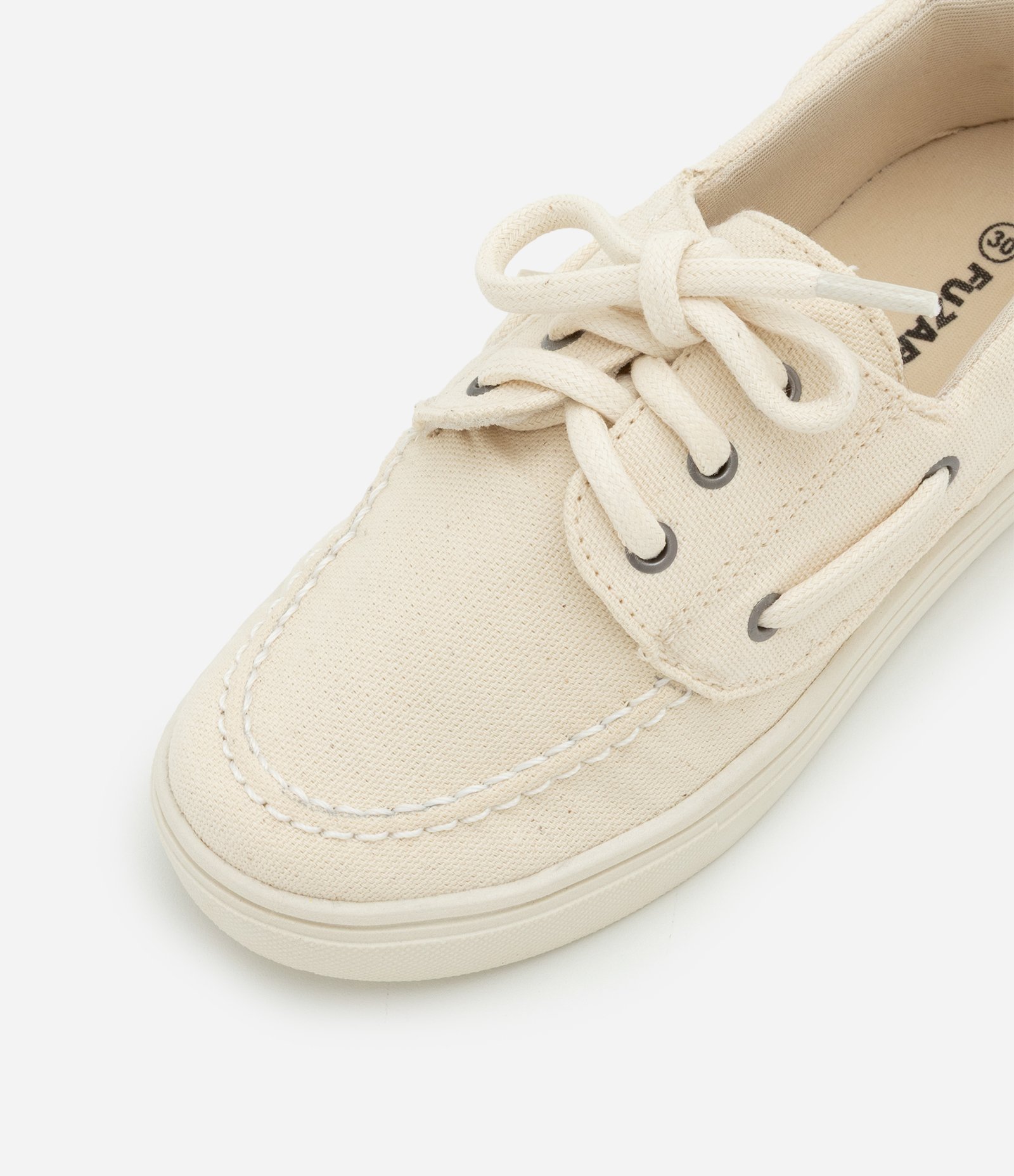 Sapato Dockside Infantil com Cadarço - Tam 28 ao 34 Off White 4