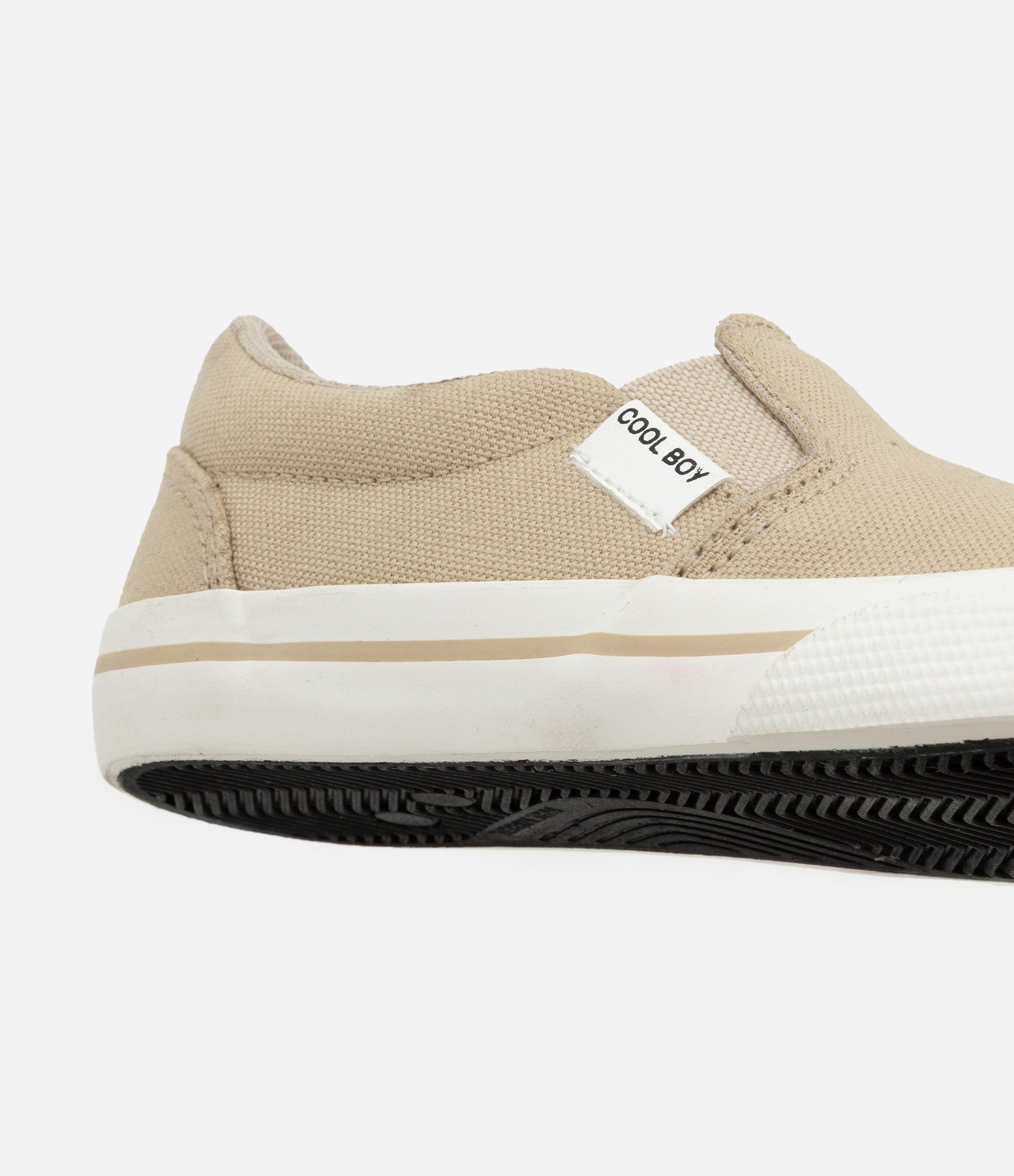 Tênis Infantil Slip On com Texturas - Tam 20 ao 27 Bege 4