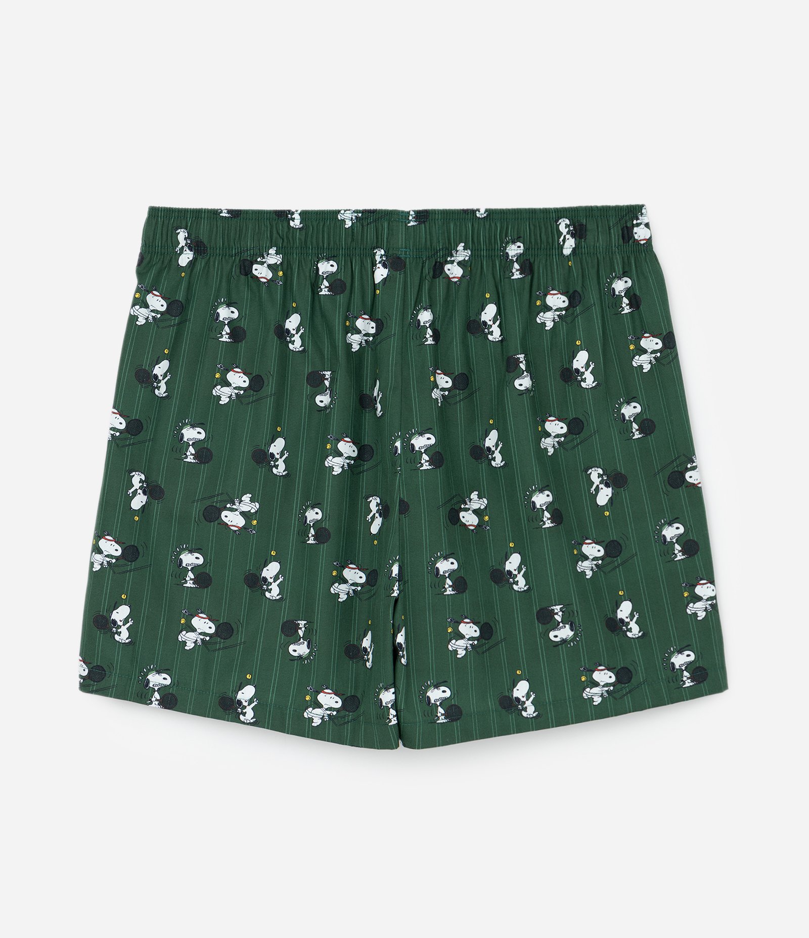 Cueca Samba-Canção em Algodão com Estampa Snoopy Atleta Verde 2