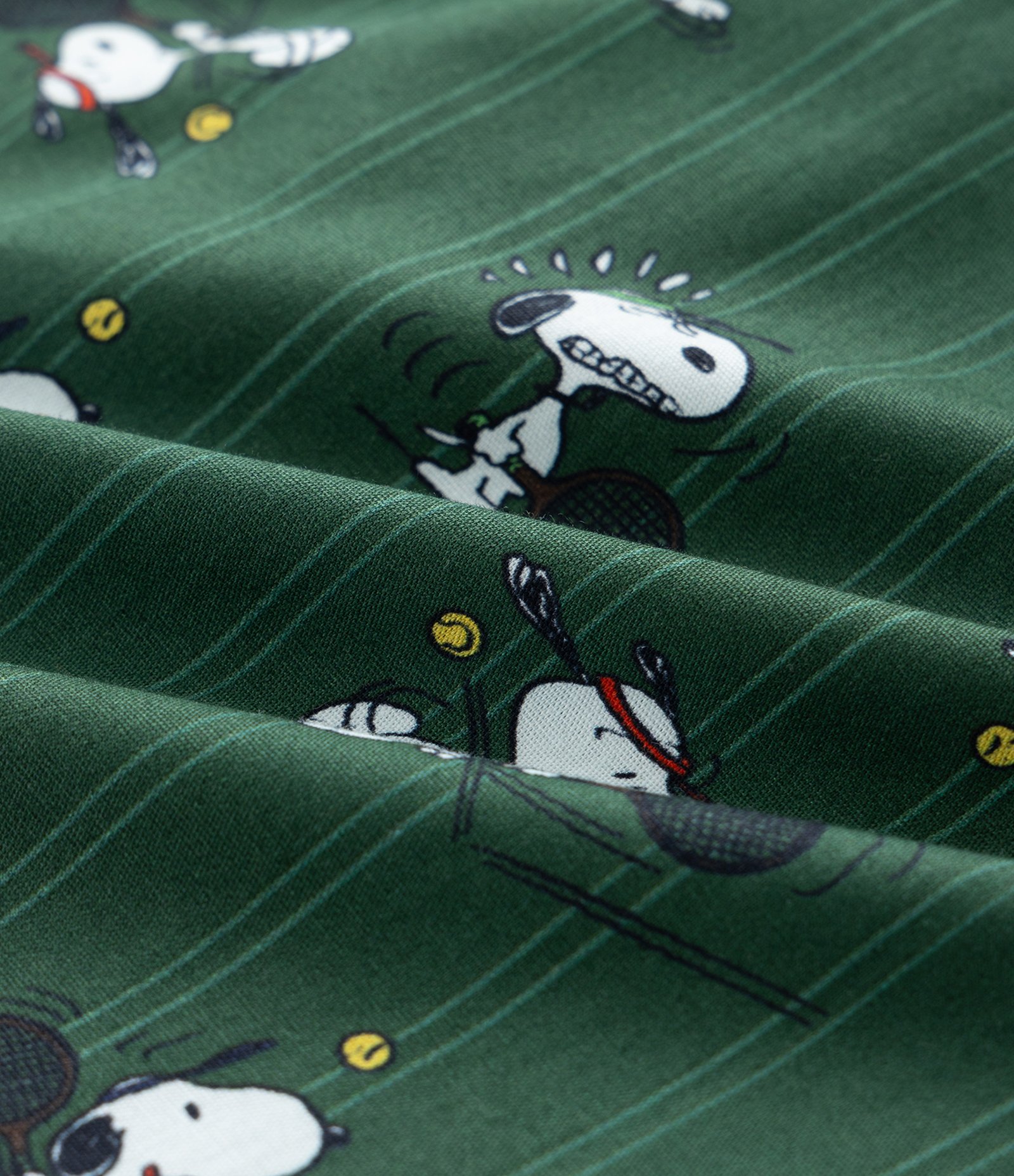 Cueca Samba-Canção em Algodão com Estampa Snoopy Atleta Verde 3