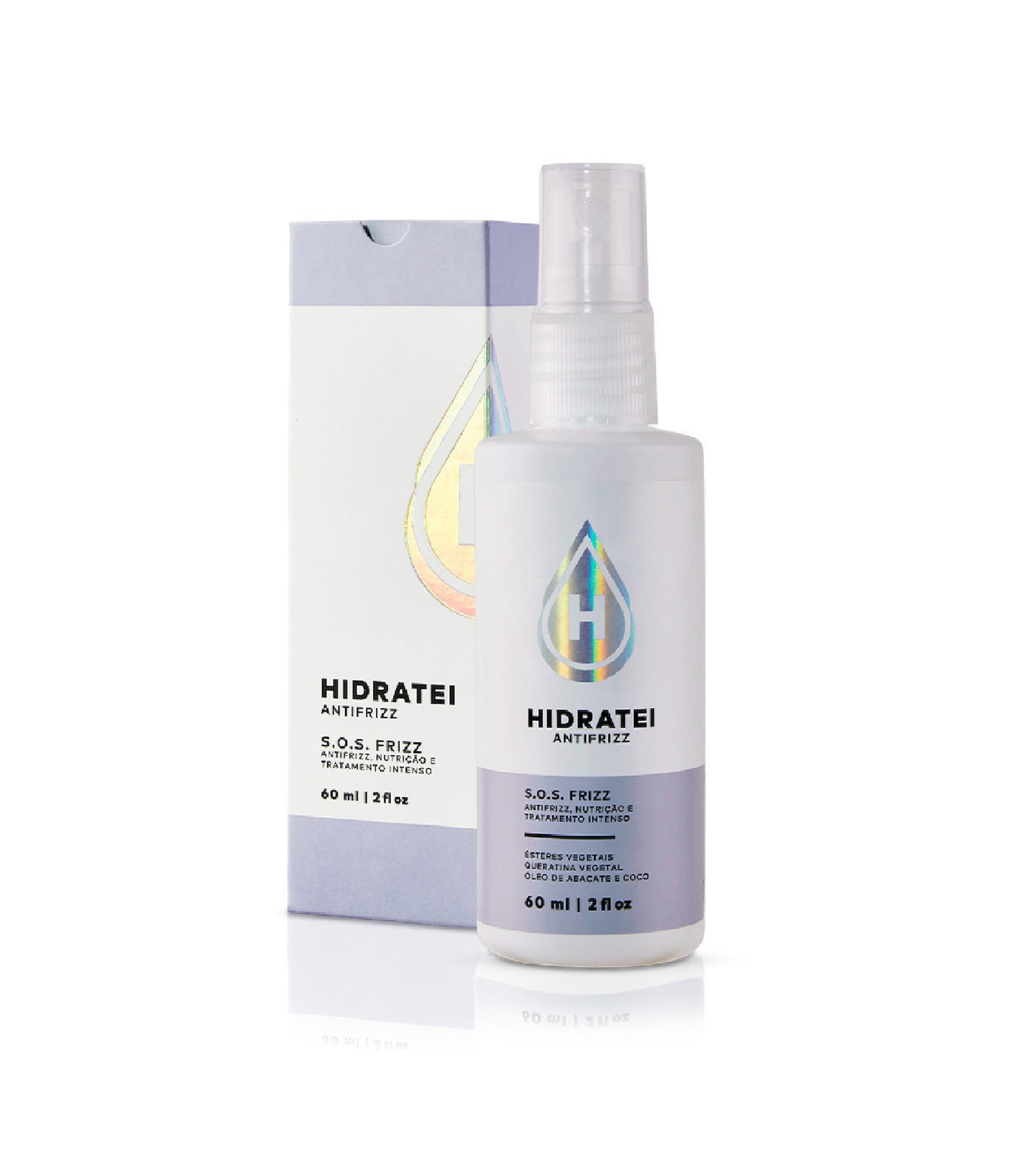 Máscara Líquida Anti-Frizz Hidratei SOS 60ml 2