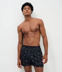 Cueca Samba Canção em Tricoline com Estampa do Spider Man